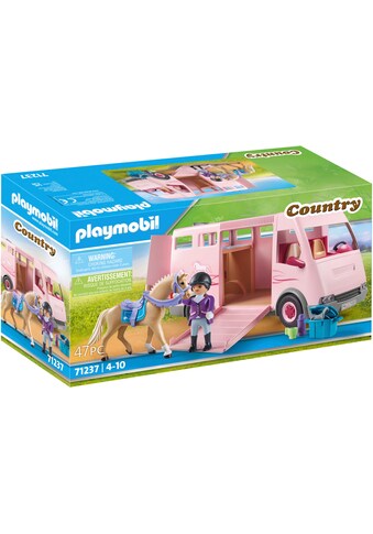 Playmobil® Konstruktions-Spielset »Pferdetransporter (71237), Country«, (47 St.), Made... kaufen
