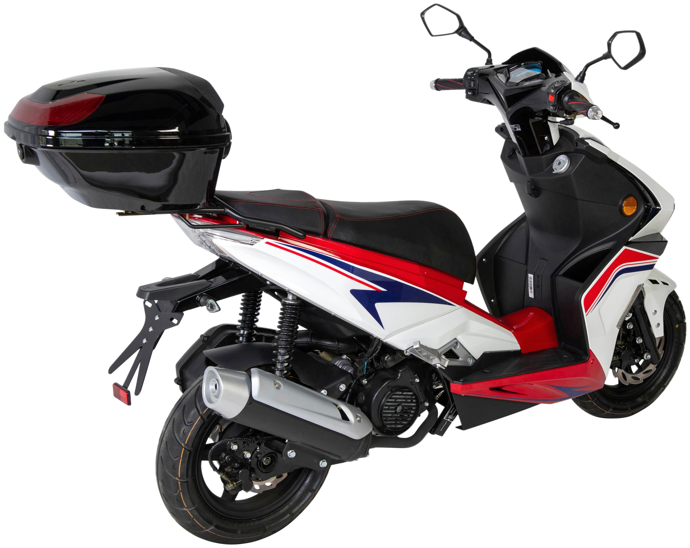 GT UNION Motorroller »Striker 125« 124,6 cm³ 85 km/h Euro 5 8,84 Set, mit Topcase,  Luftgekühlter Motor