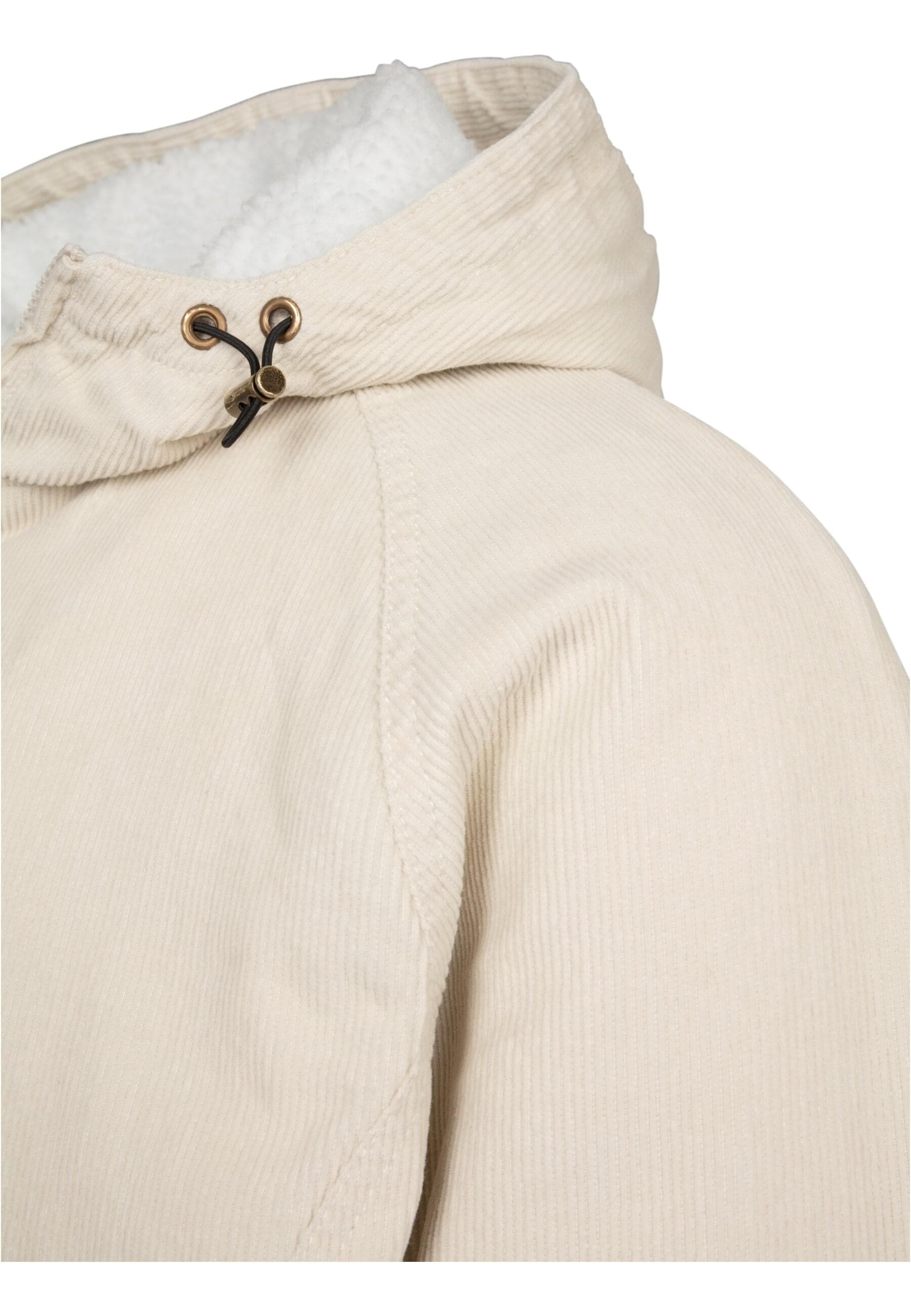 URBAN CLASSICS Winterjacke »Urban Classics Herren Hooded Corduroy Jacket« 1 Stk. tlg. mit Kapuze