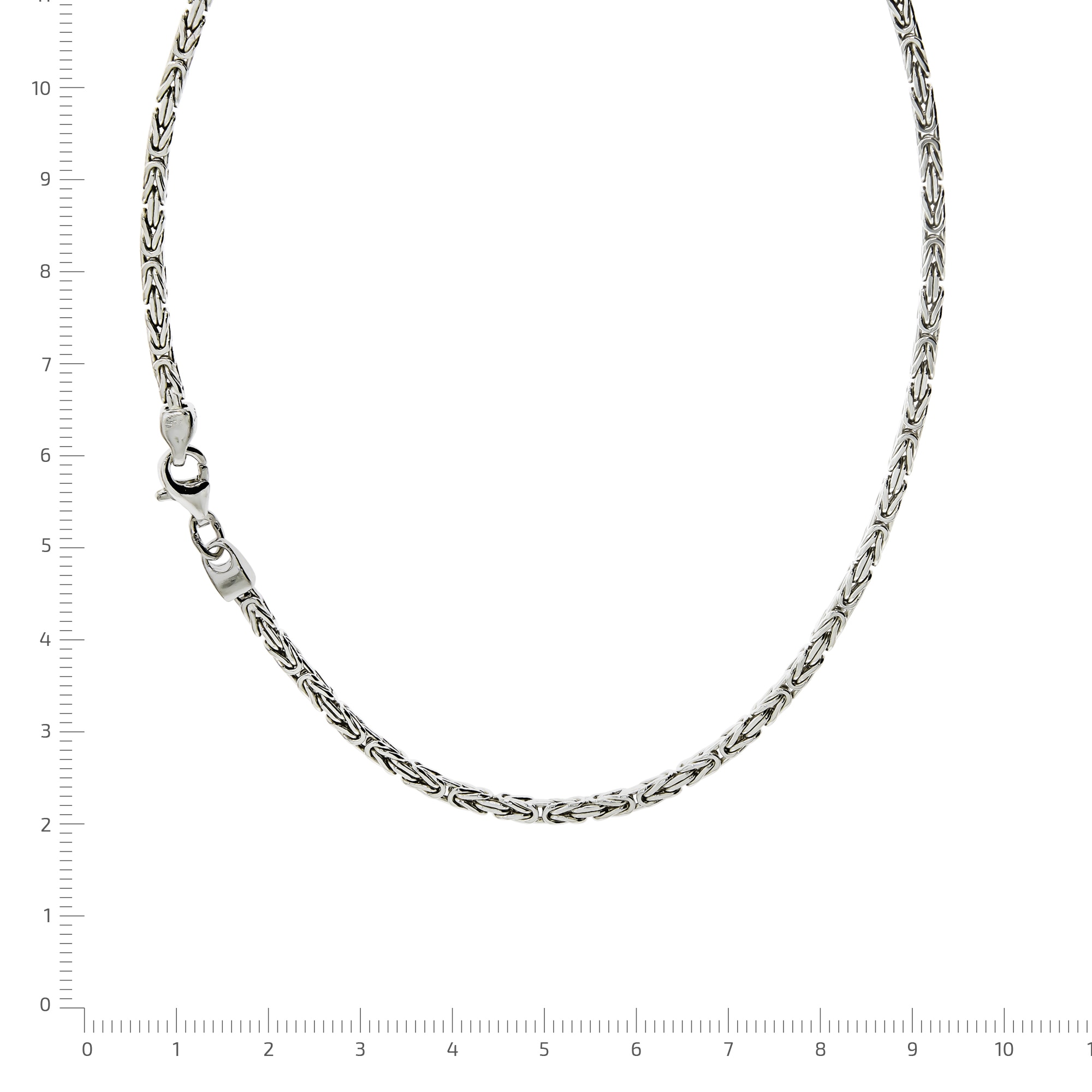 Zeeme Collierkettchen »Silber 925 poliert Königskette 2,2mm breit«