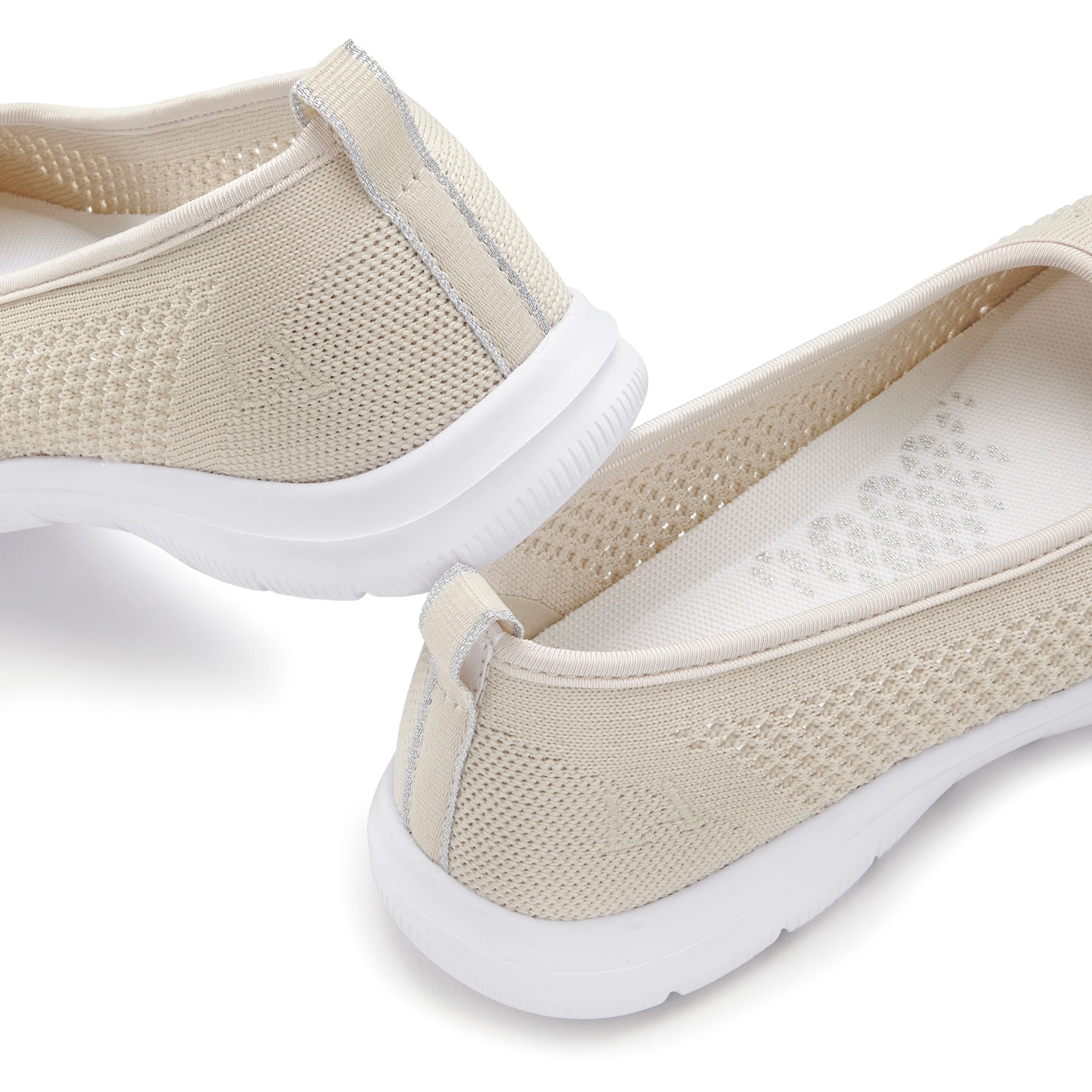 LASCANA Sneaker Ballerinas, ultraleichter Slipper, Slip-On-Sneaker, Freizeitschuh VEGAN