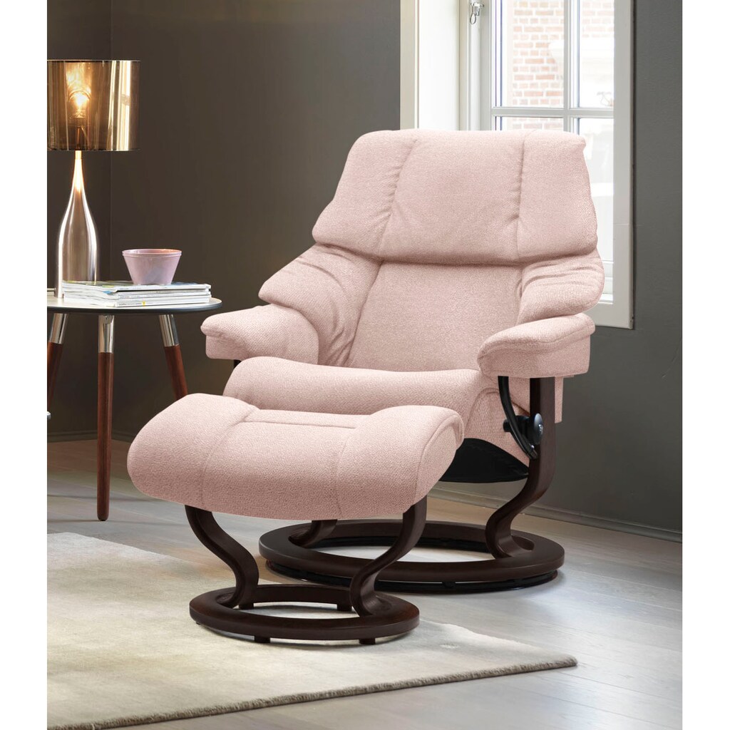 Stressless® Relaxsessel »Reno«, (Set, Relaxsessel mit Hocker)