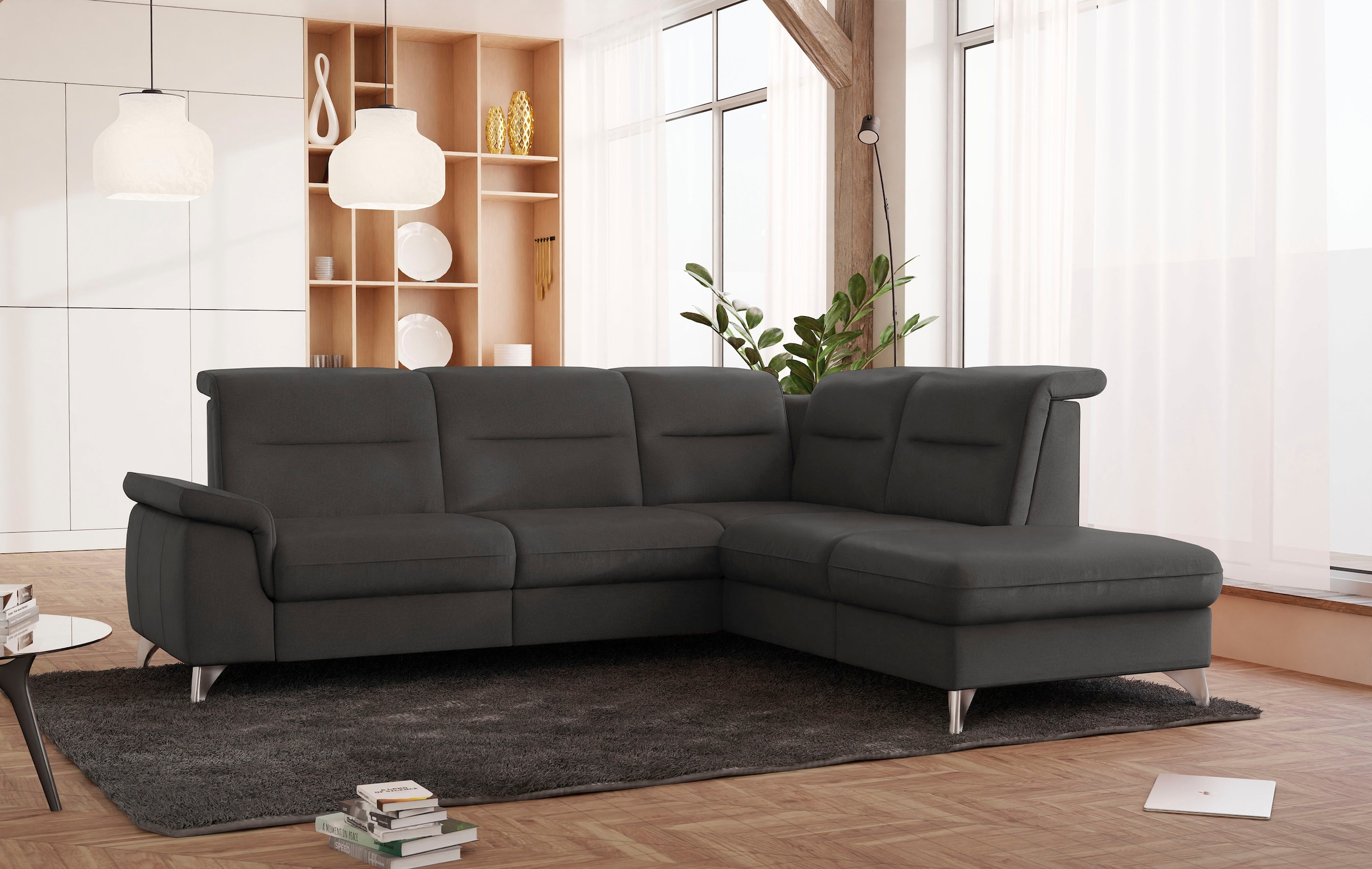 sit&more Ecksofa »Astoria L-Form«, wahlweise mit motorischer Relaxfunktion günstig online kaufen