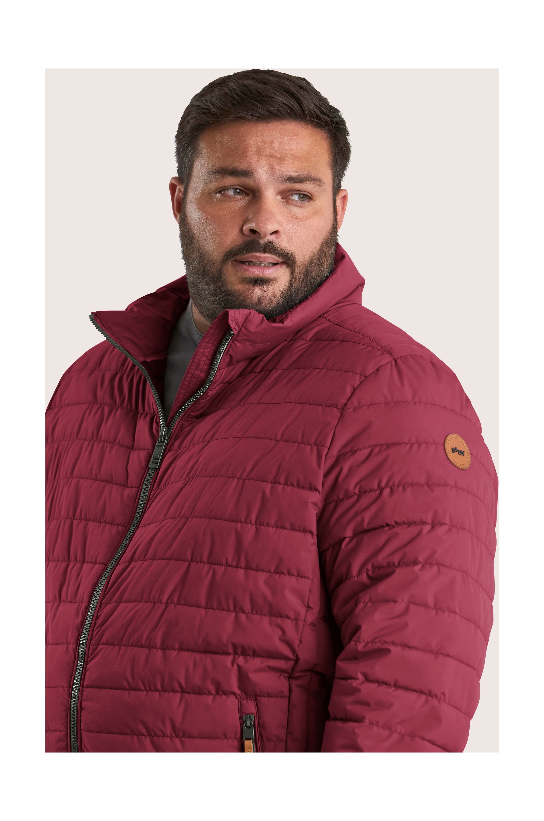 STOY Steppjacke »STW 15 MN QLTD JCKT«, Leichte, atmungsaktive, wasserabweisende Herren Steppjacke von STOY