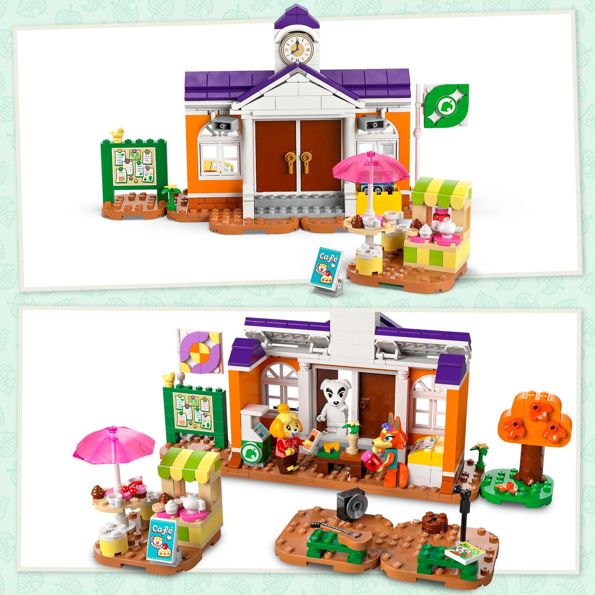 LEGO® Konstruktionsspielsteine »K.K. spielt auf dem Festplatz (77052), LEGO Animal Crossing«, (550 St.), Made in Europe