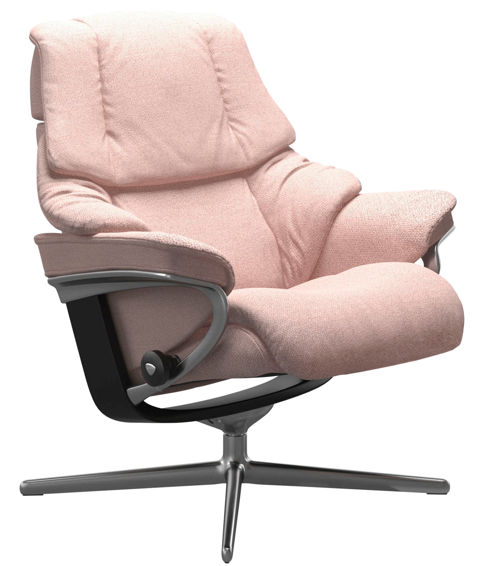 Stressless® Relaxsessel »Reno«, mit Cross Base, Größe S, M & L, Holzakzent Schwarz
