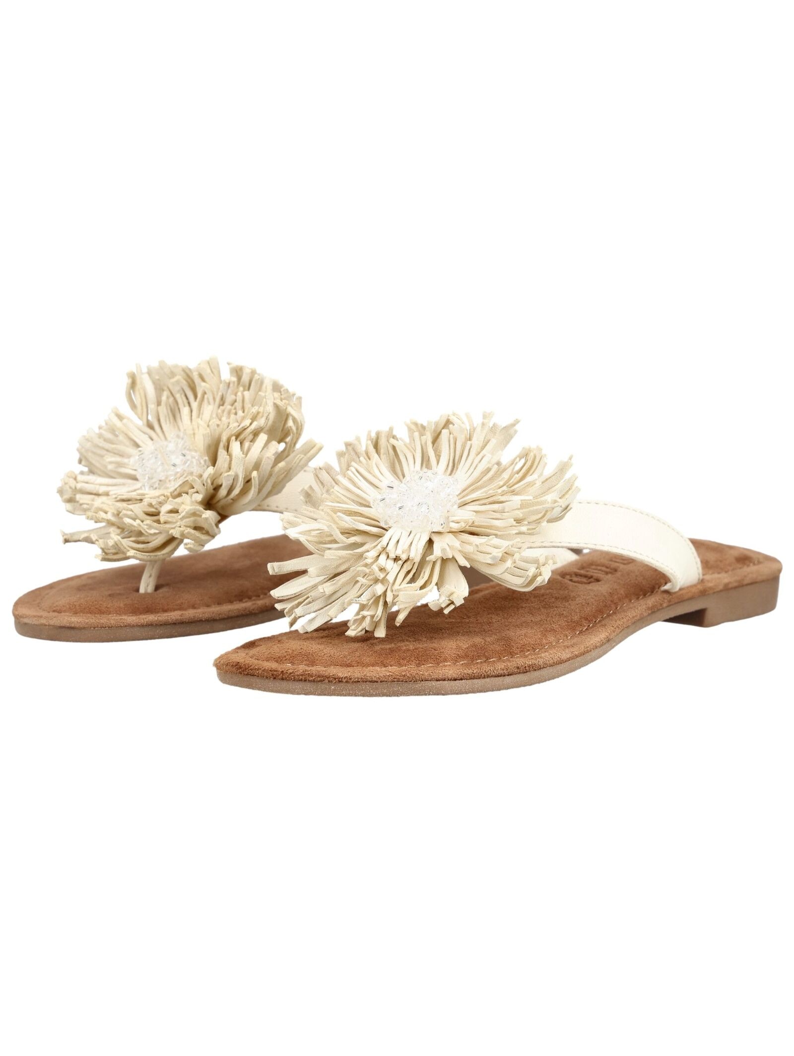 Lazamani Zehentrenner »Lazamani Pantoletten Leder/Textil«