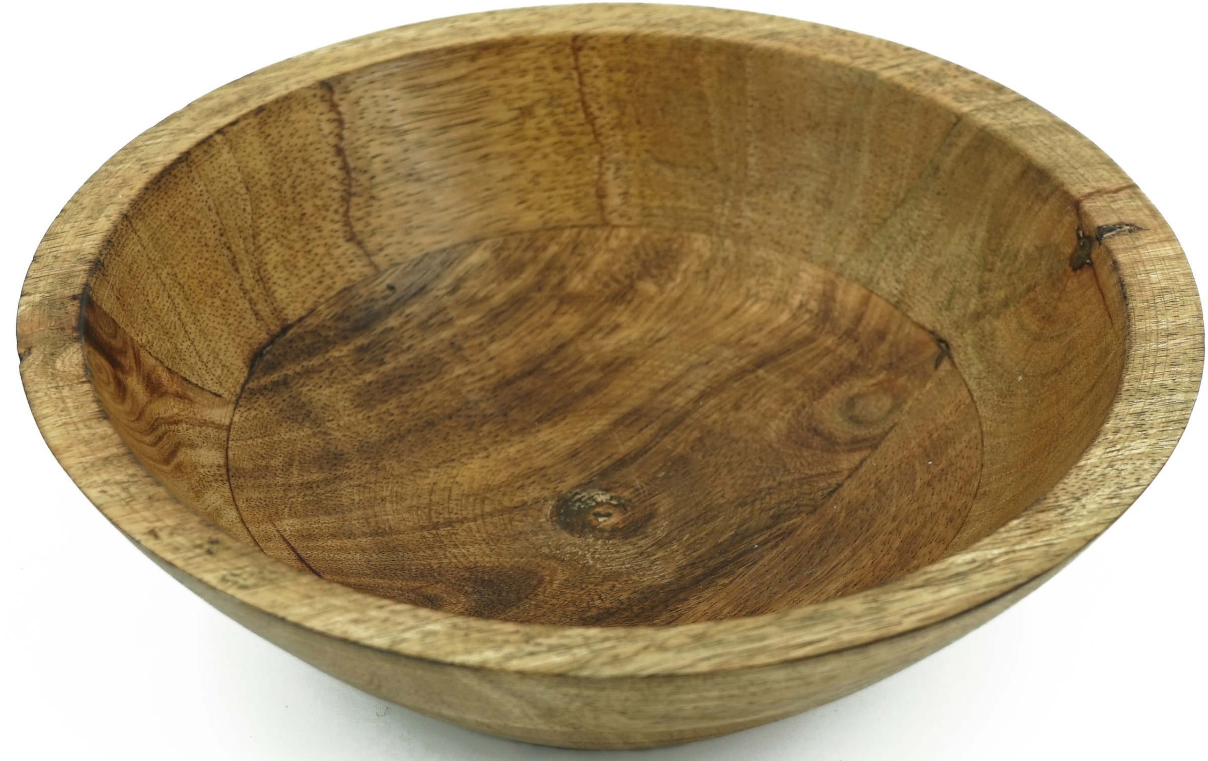 NOOR LIVING Obstschale, 1 tlg., aus Holzwerkstoff, aus Mangoholz günstig online kaufen
