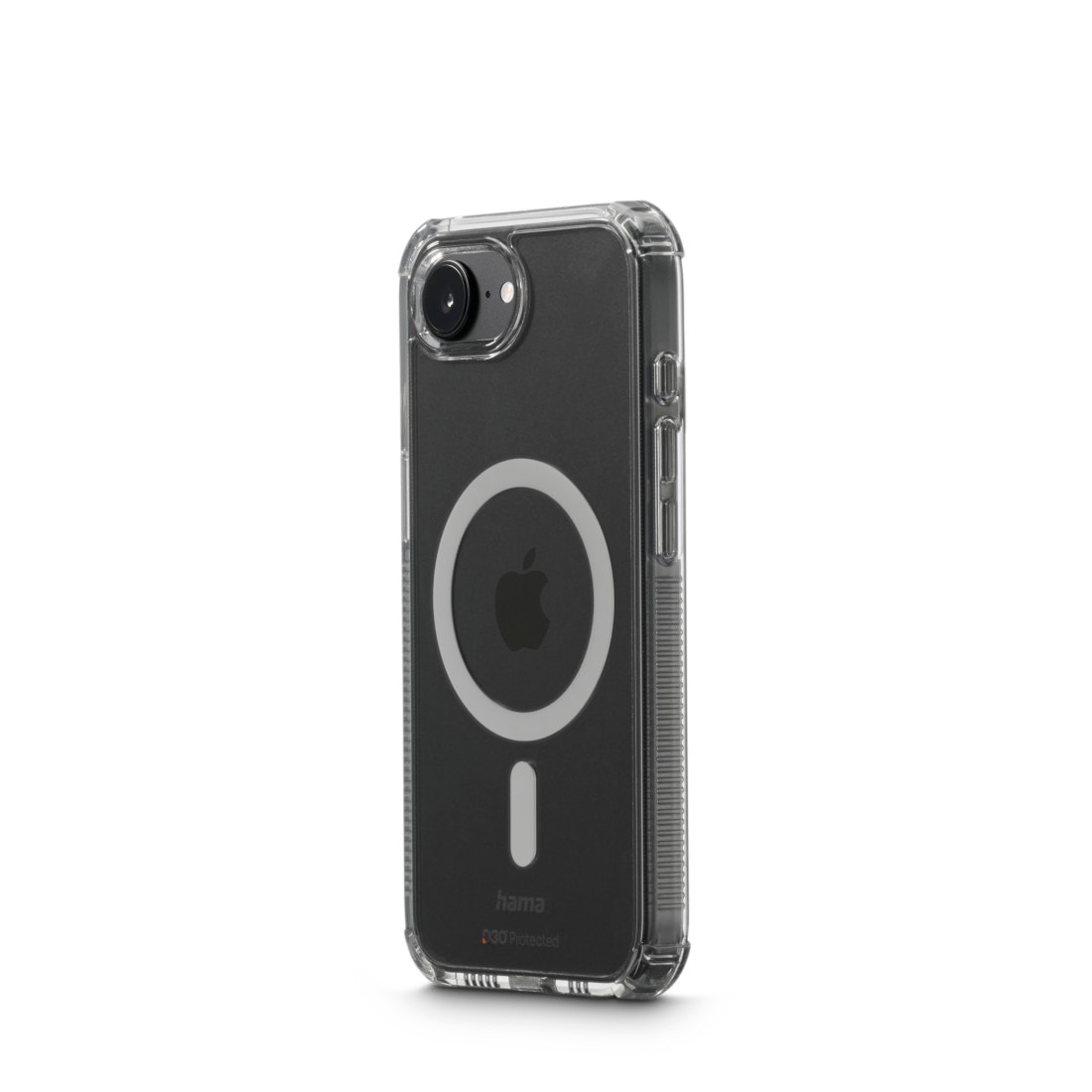 Hama Smartphone-Hülle »Handyhülle magnetisch f. Apple iPhone 16e (D30, druchsichtig)«, Apple iPhone 16e, MagSafe