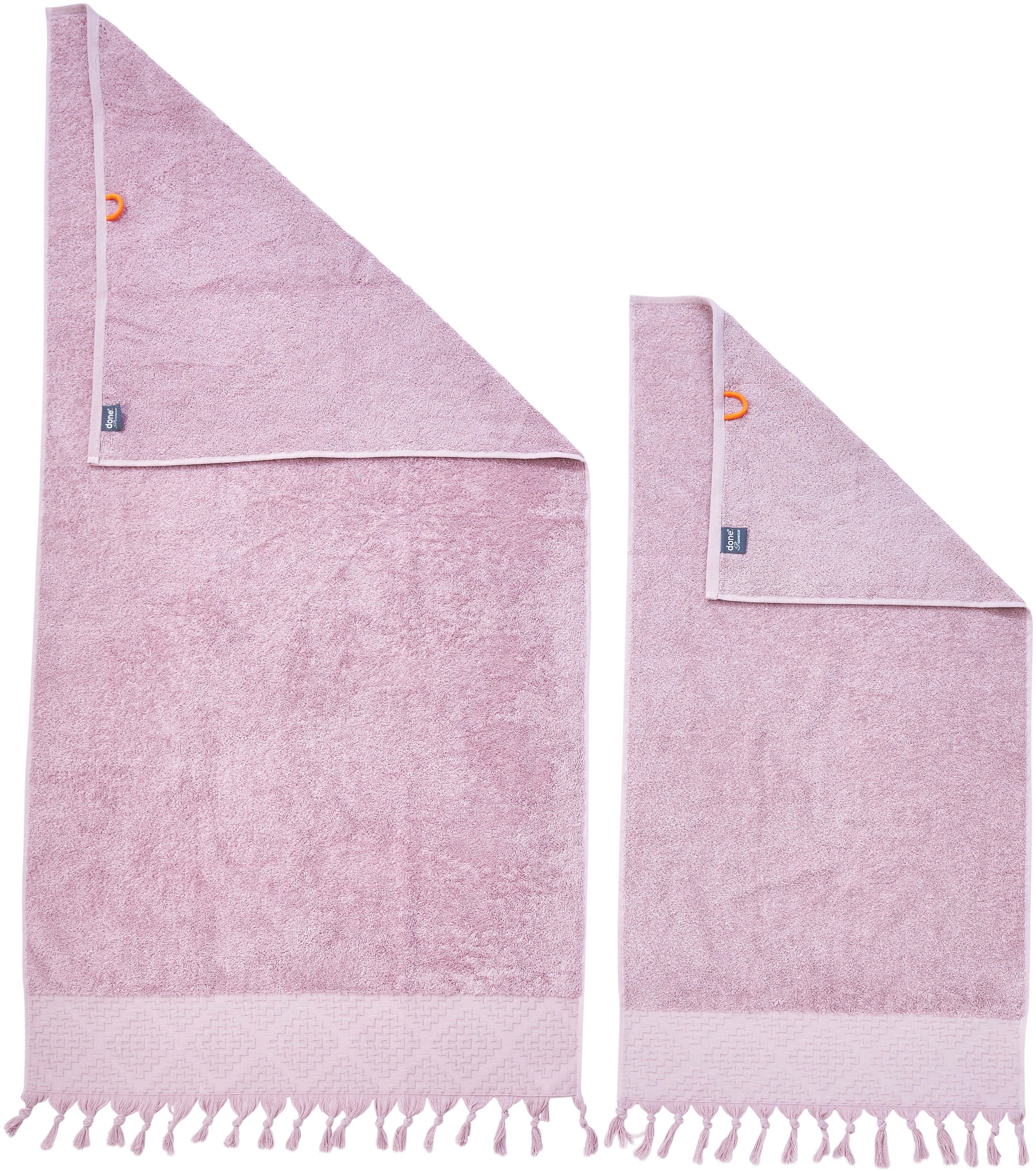 done.® Handtuch Set »Provence Bohéme« Uni-Farben, Boho-Style, mit auffällig günstig online kaufen