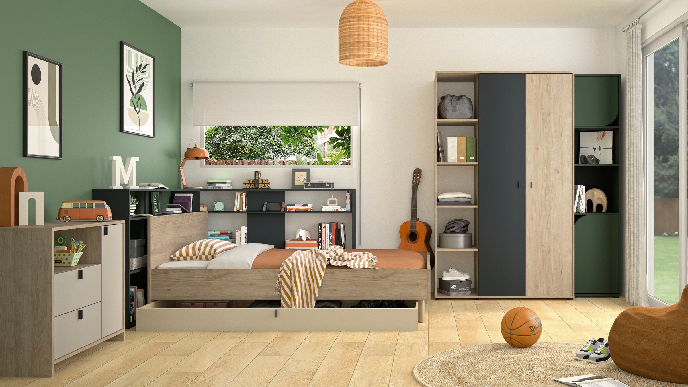 Gami Bücherregal "Bücherregal Ritmo" gemütliche und benutzerfreundliche Bib günstig online kaufen