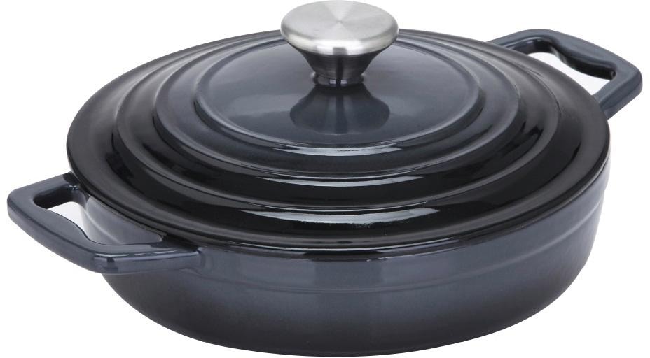 CS Koch-Systeme Topf-Set »Xanten«, Gusseisen, (Set, 7 tlg., je 1 Fleischtopf Ø 16/26 cm, 1 Bratentopf Ø 24 cm, 1 Pfanne Ø 28 cm), Induktion