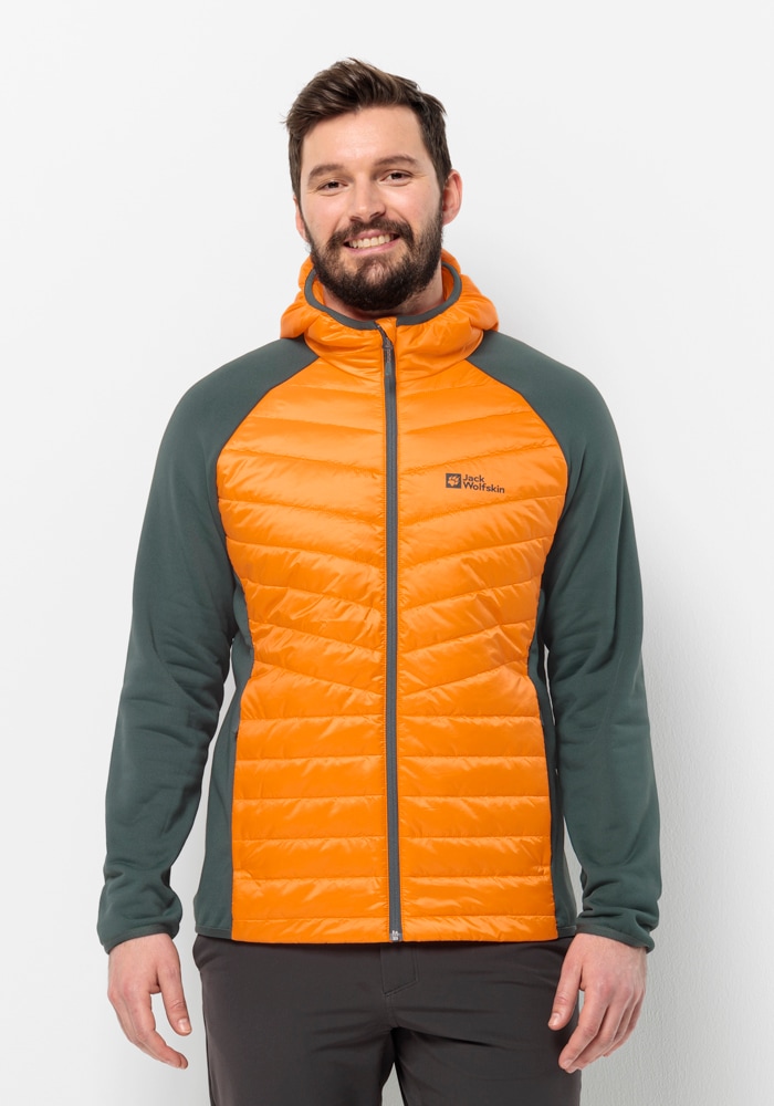 Jack Wolfskin Hybridjacke »ROUTEBURN PRO HYBRID M«, mit Kapuze