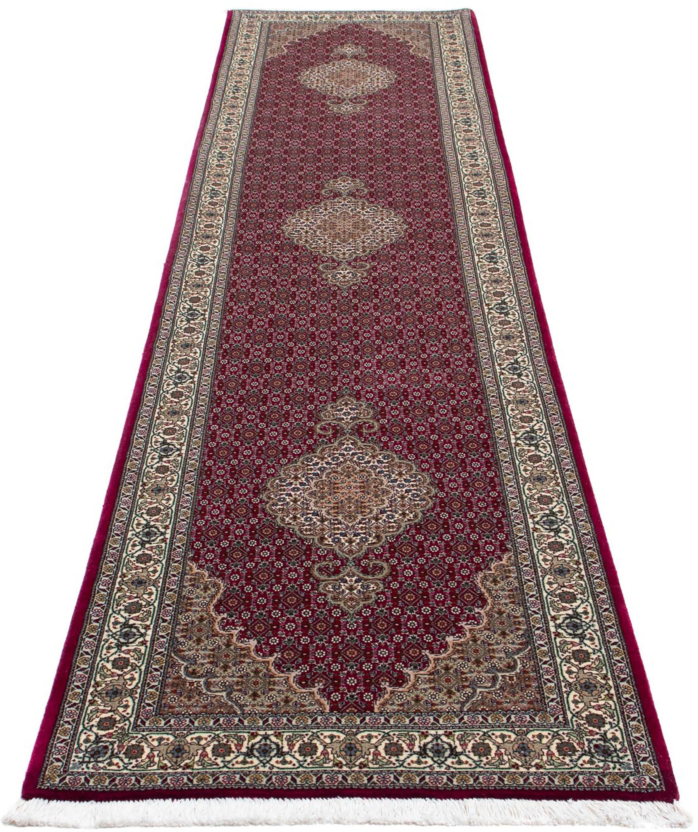 morgenland Orientteppich »Perser - Täbriz - 344 x 80 cm - dunkelrot«, recht günstig online kaufen