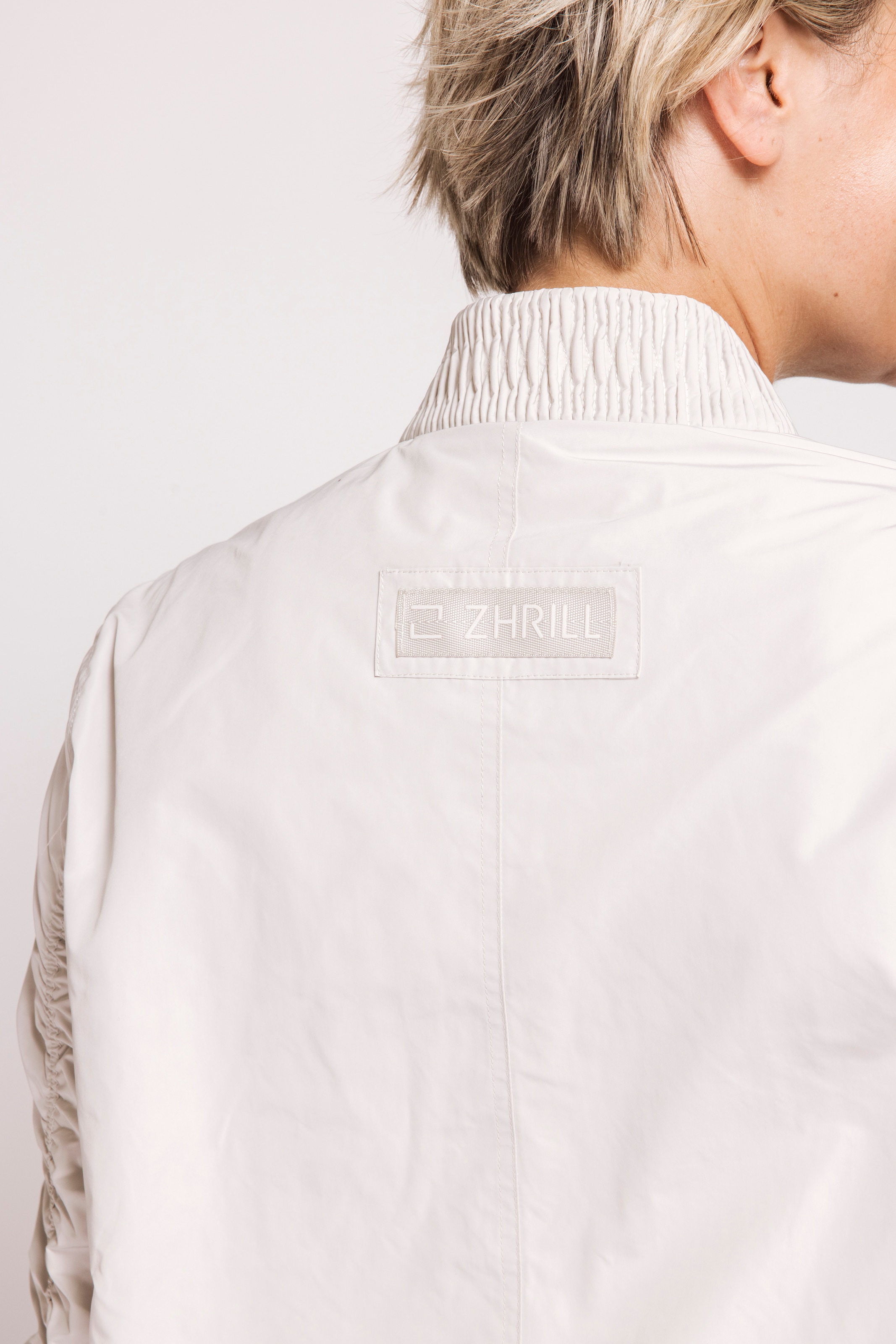 Zhrill Langmantel »ZHPANTA Mantel Bomberstyle« im Blouson-Look und mit Reißverschluss