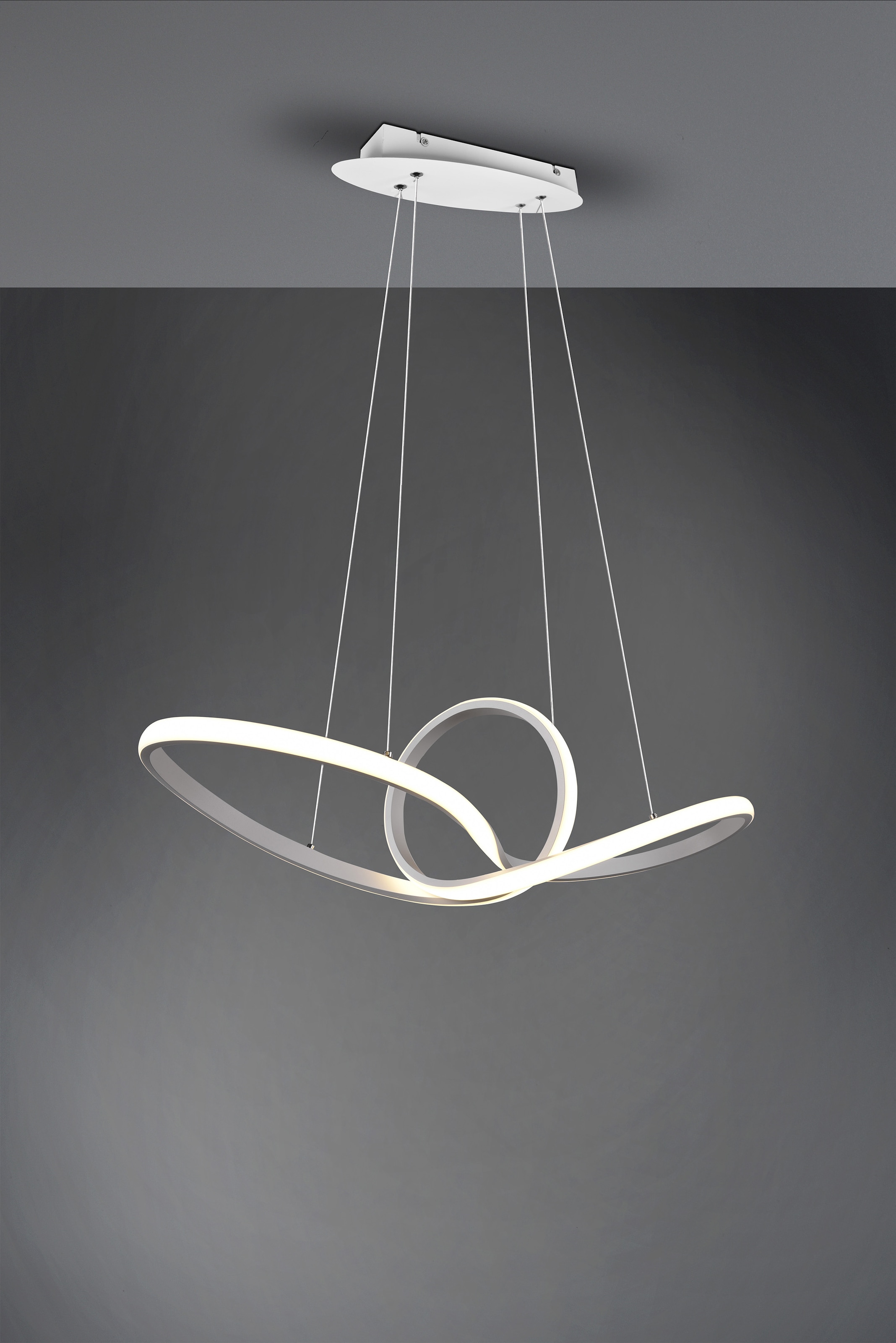 REALITY Leuchten LED Pendelleuchte »SANSA«, 1 flammig, Leuchtmittel LED-Modul | LED fest integriert, über Wandschalter dimmbar, 4000K, 3300 Lm, Abhängung 150cm