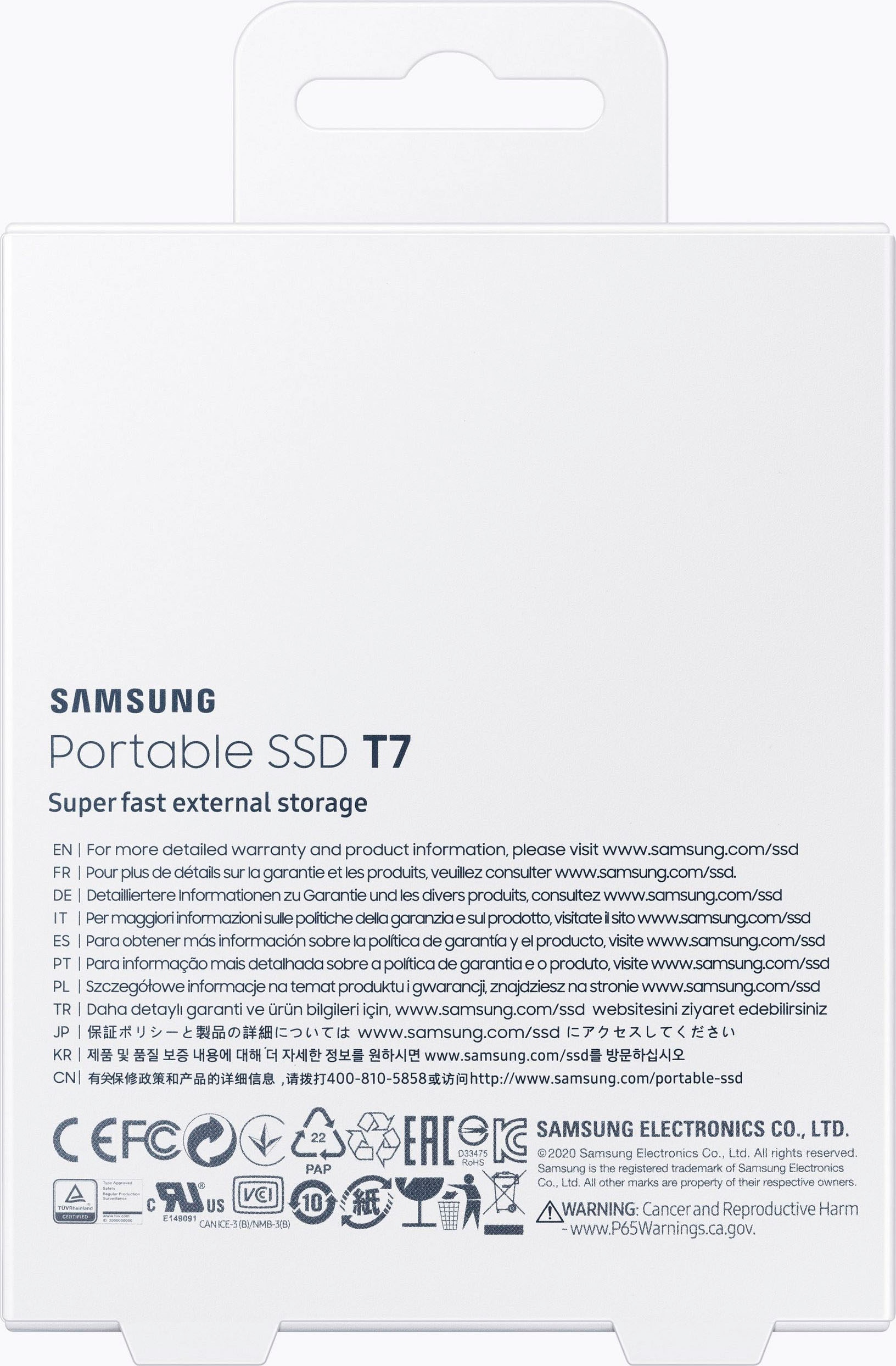 Samsung SSD-Festplatte »T7«