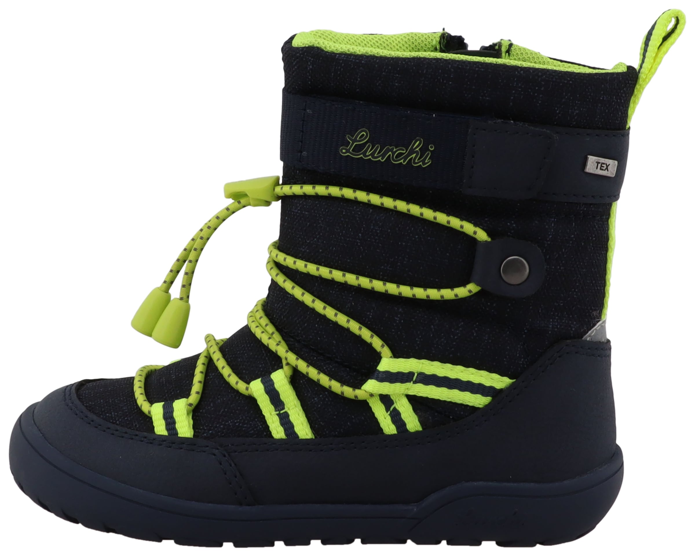 Lurchi Barfußschuh »Jace 1 Barefoot-TEX«  Snowboots mit Label, Größenschablone zum Doenload
