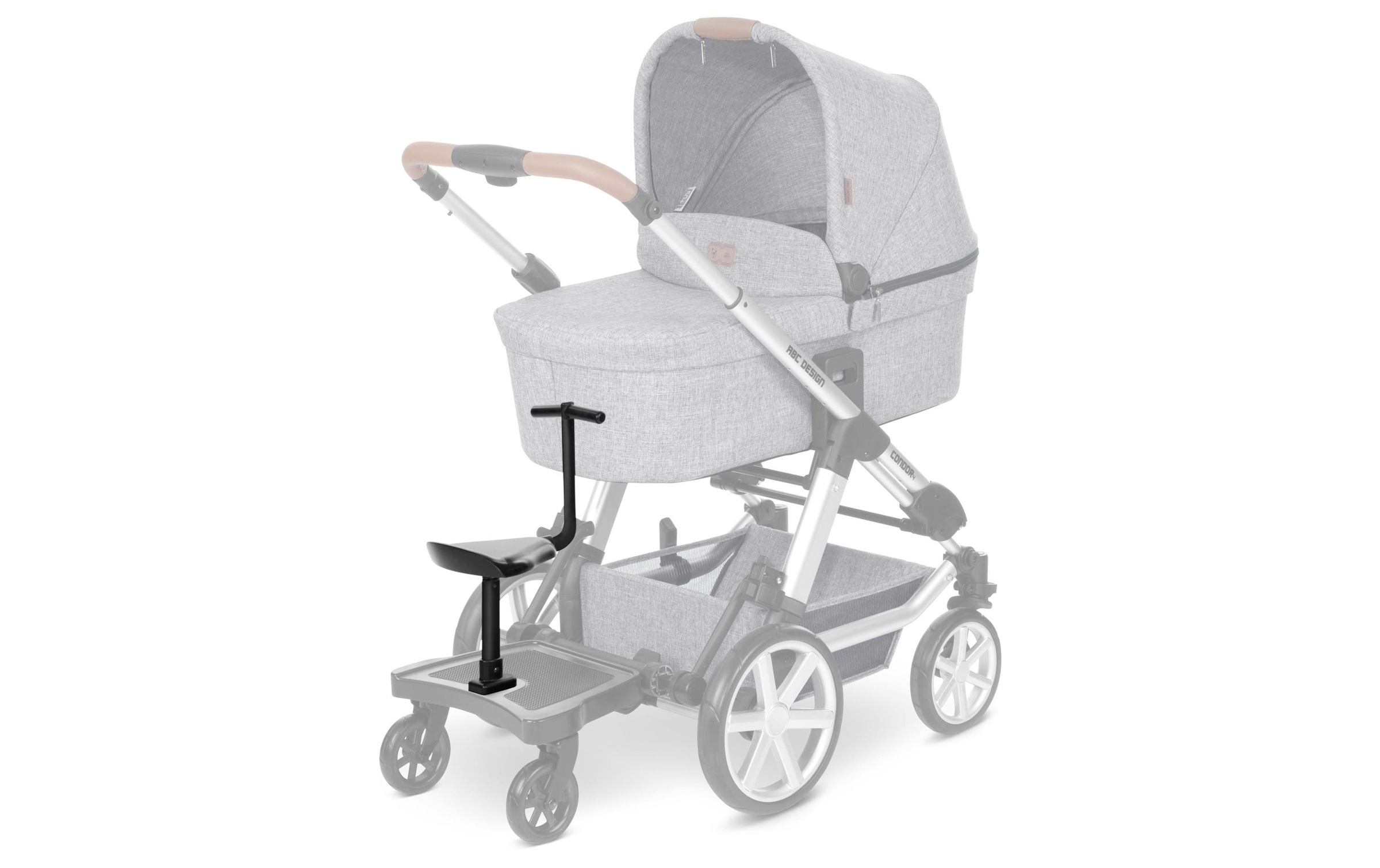 ABC Design Kinderwagenaufsatz »Kiddie Ride on 2 Sitz« Der Sitz ist nur mit dem Kiddie Ride On 2 kompatibel