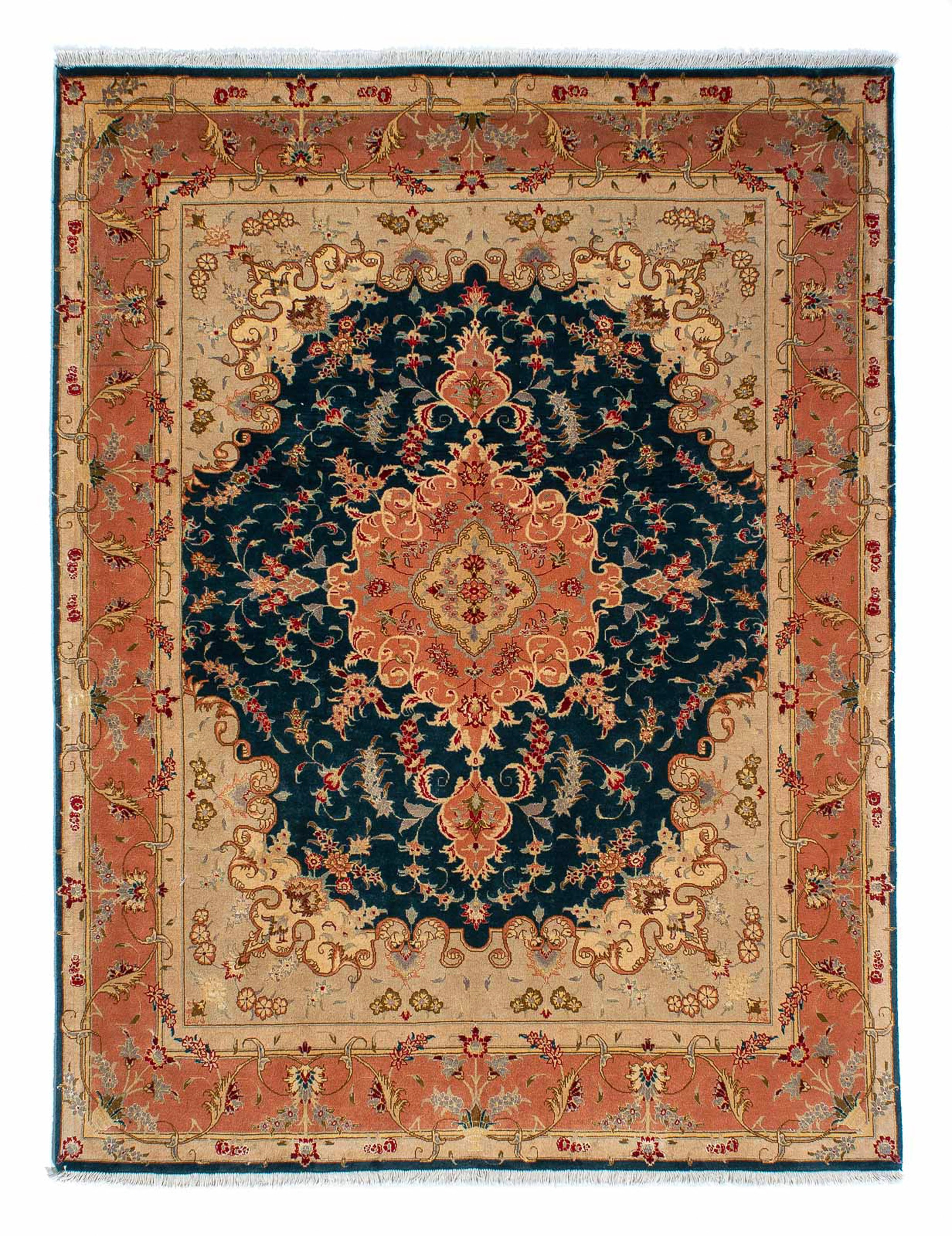 morgenland Orientteppich »Perser - Täbriz - Royal - 202 x 152 cm - dunkelbl günstig online kaufen