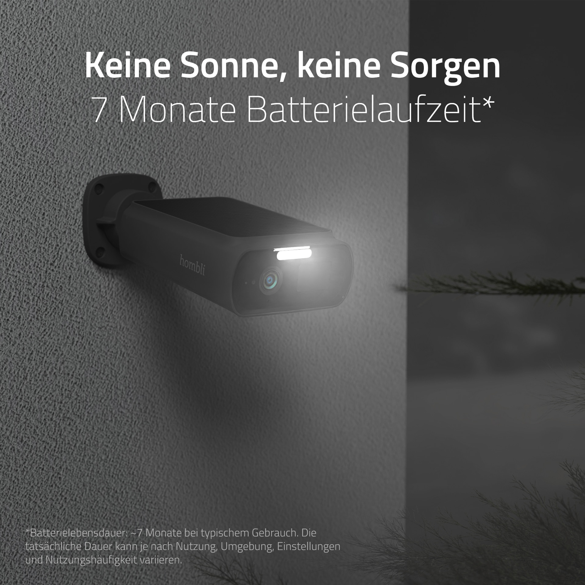 Hombli Überwachungskamera »Smart Solar Cam«, Außenbereich