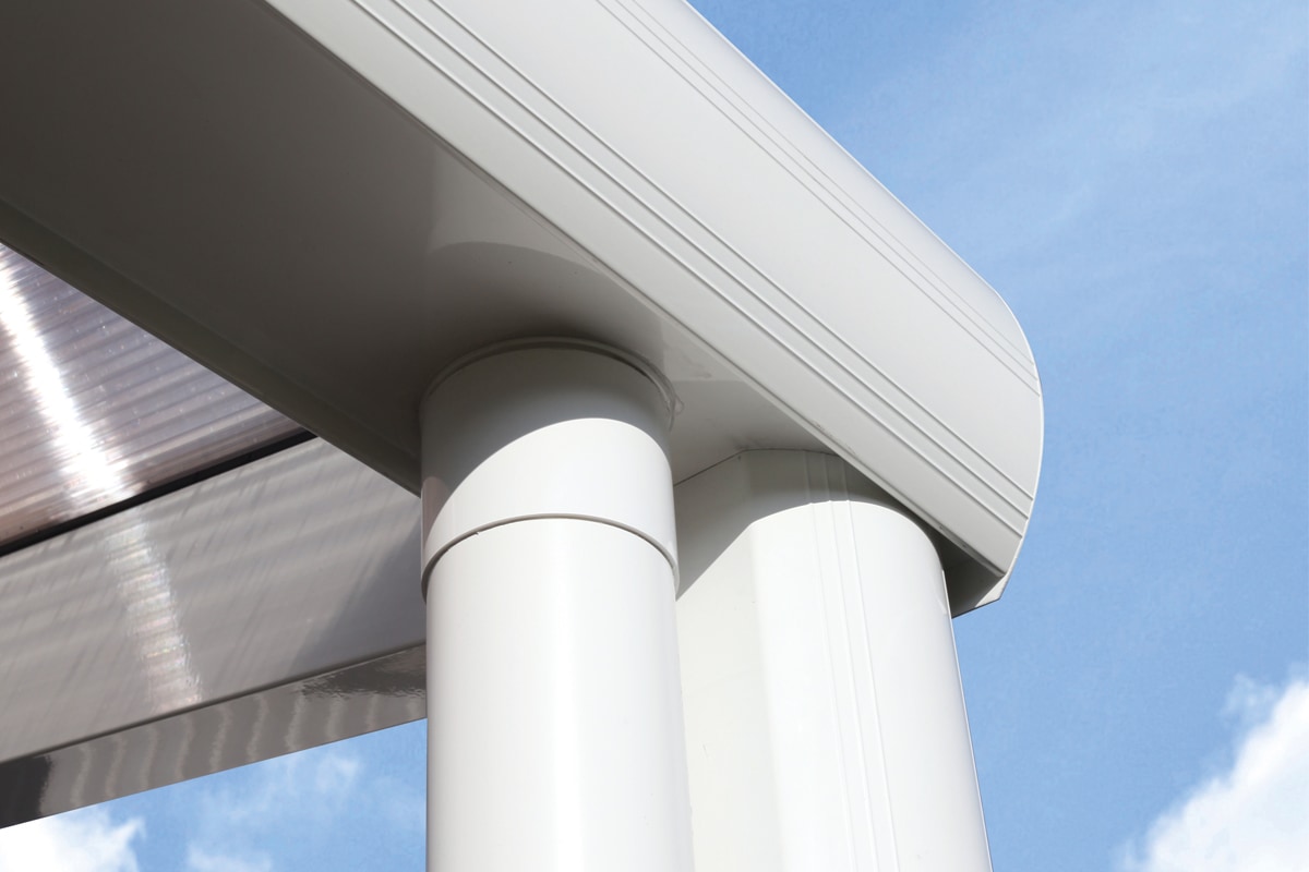 Skanholz Terrassendach »Garda« Aluminium