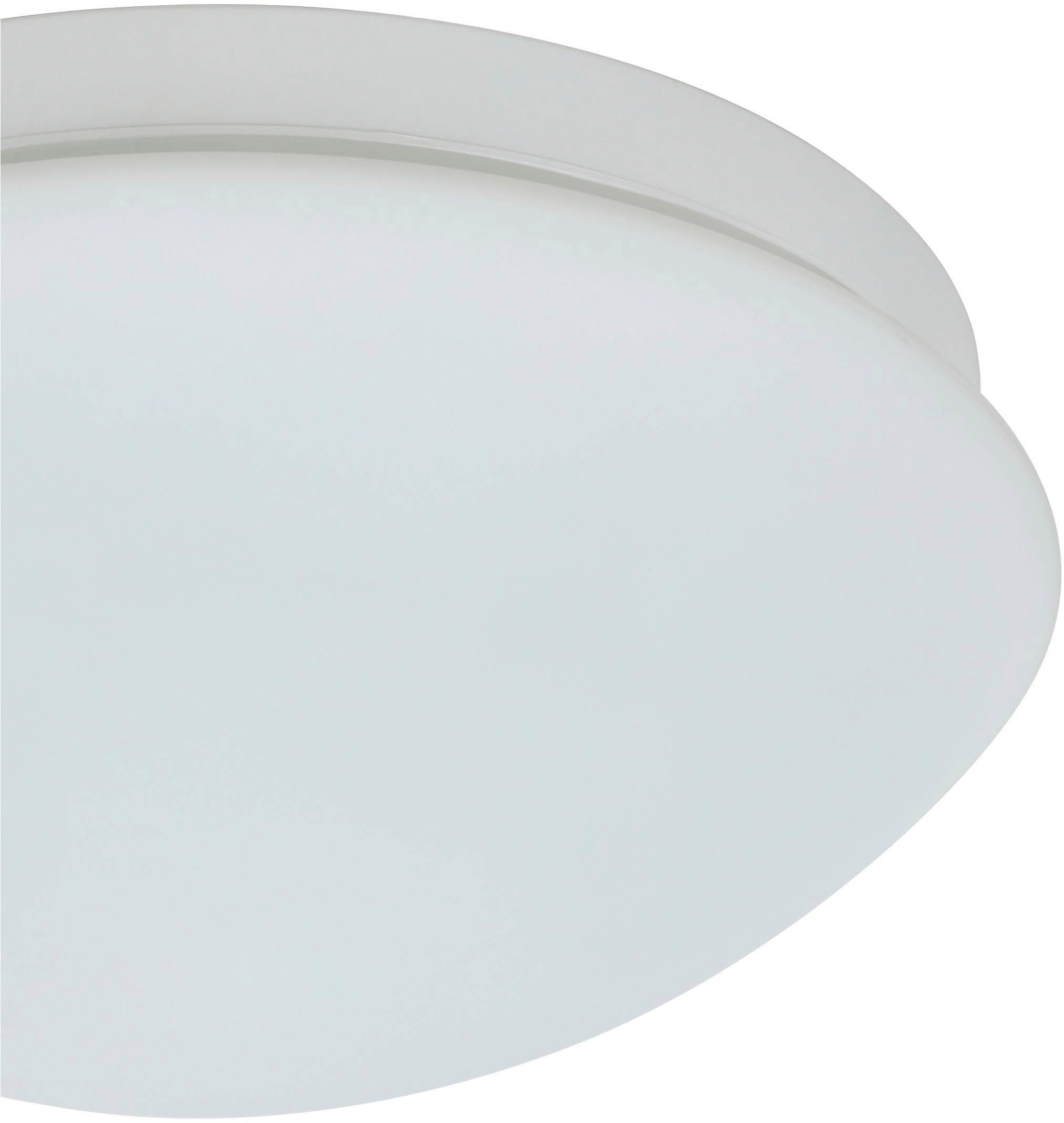 EGLO Deckenleuchte »Bari-M Deckenlampe, Badezimmer Lampe, Flurlampe Decke, E27, IP44« E27 1 Stk. Deckenleuchte, Glas, Kunststoff, BadezimmerLampe, Flurlampe, E27, IP44