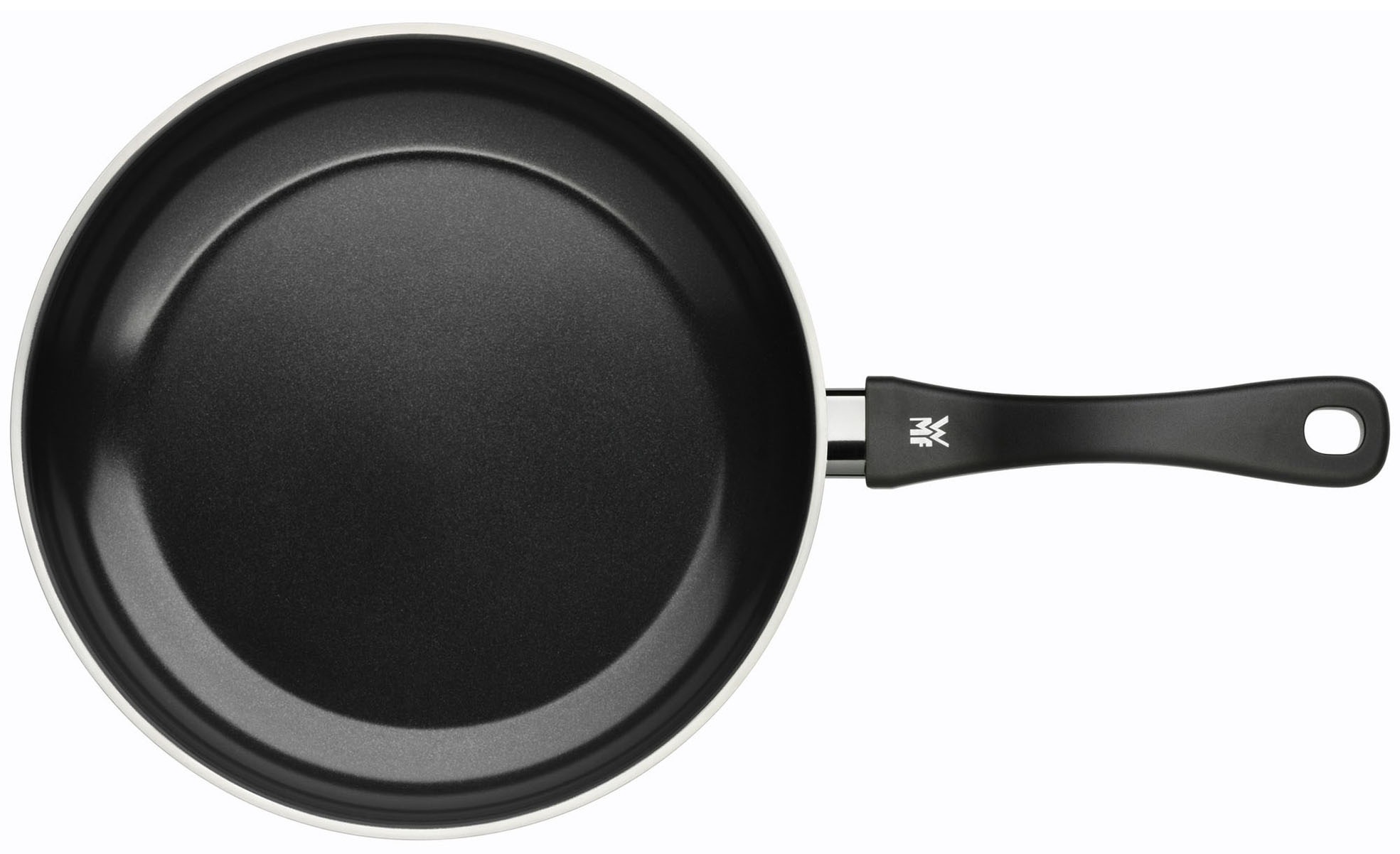 WMF Bratpfanne »Devil Edelstahlpfanne Induktion«, Cromargan® Edelstahl Rostfrei 18/10, PTFE beschichtet, für alle Herdarten geeignet, Kunststoffgriff