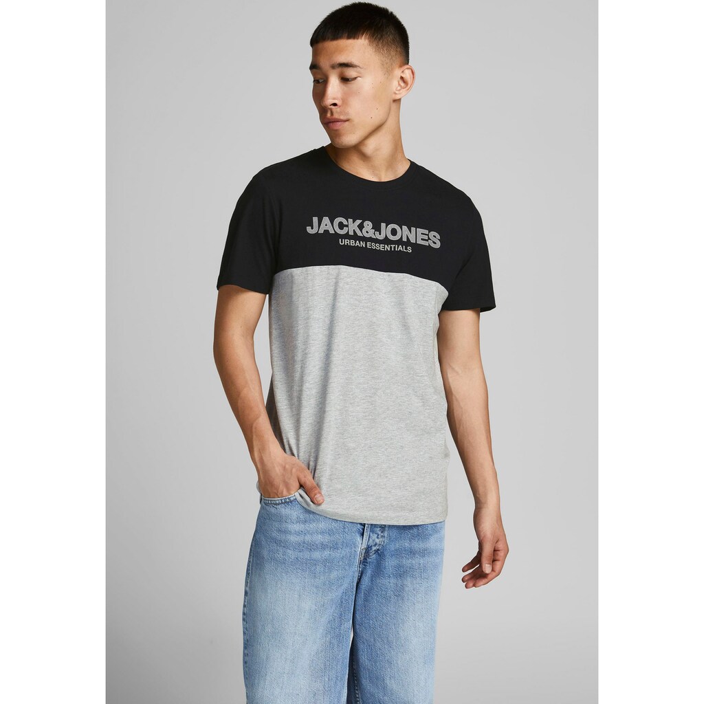 Jack & Jones T-Shirt »BLOCKING TEE«