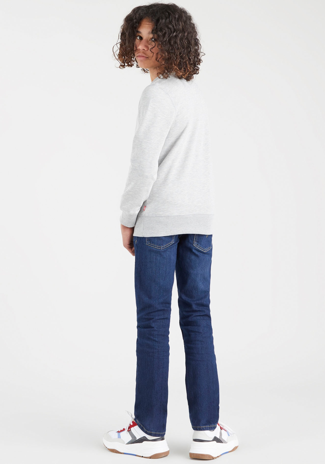 Levi's® Kids Sweatshirt »LVB LVB FRENCH TERRY BATWING«, mit großem Logo