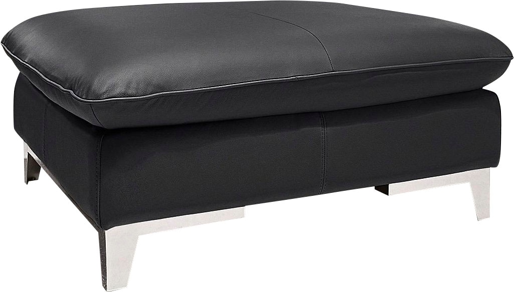 COTTA Polstergarnitur »Teresa L-Form«, (Set), Set bestehend aus: Ecksofa mit Kopfteilverstellung & Hocker