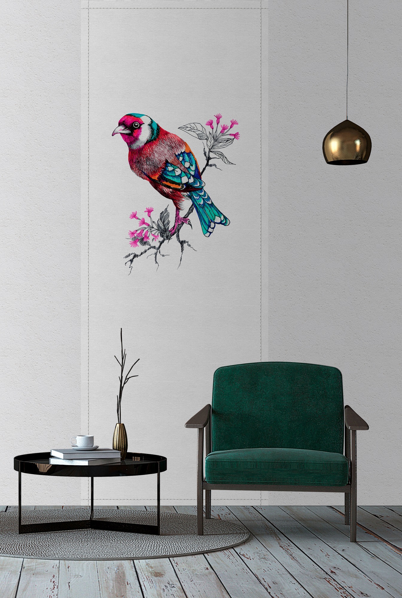 living walls Fototapete »Walls by Patel Spring Panels 3« glatt Vlies, Wand, günstig online kaufen