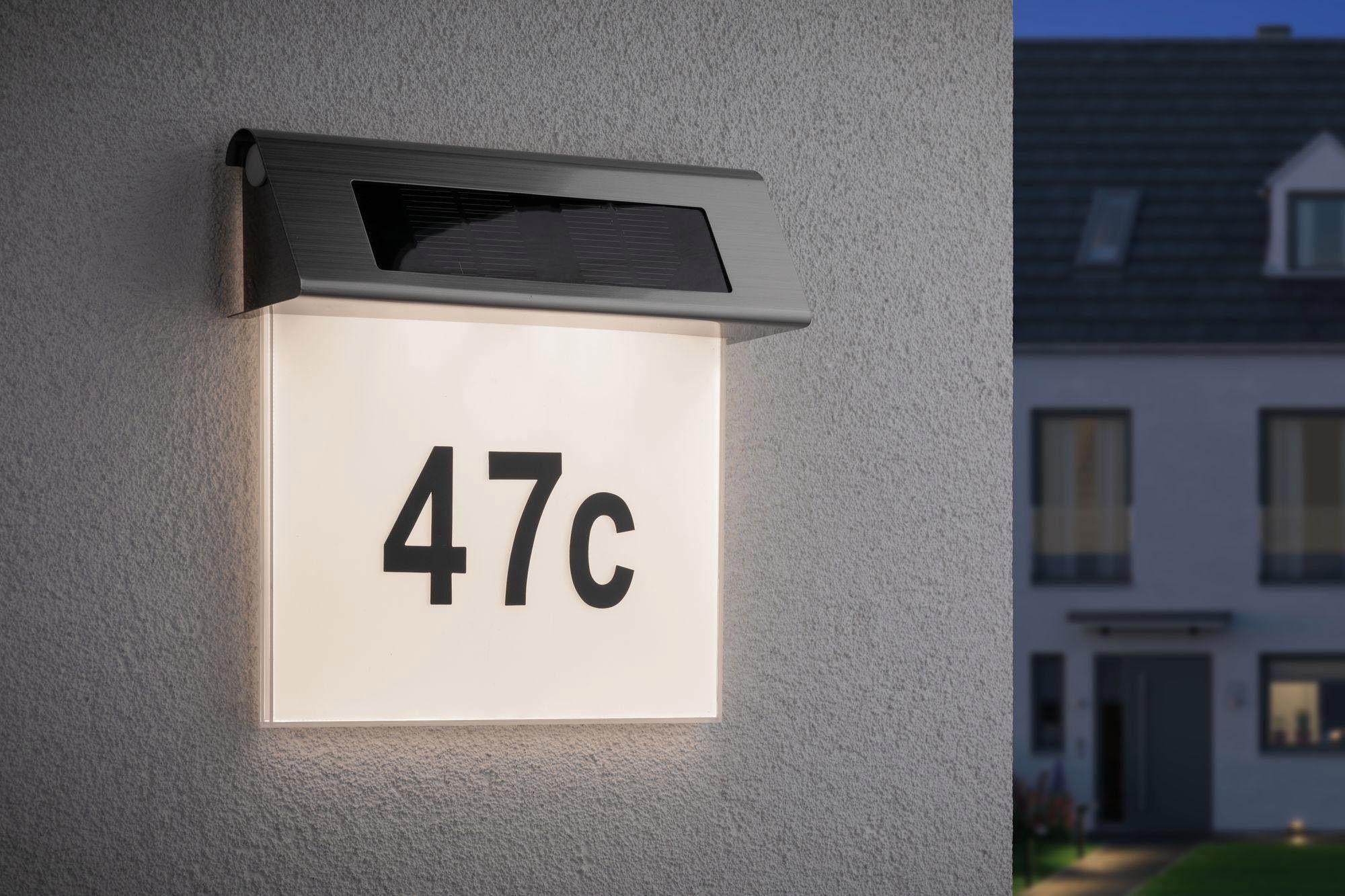 Paulmann LED Außen-Wandleuchte »Hausnummer«, Leuchtmittel LED-Modul | LED fest integriert, LED-Modul