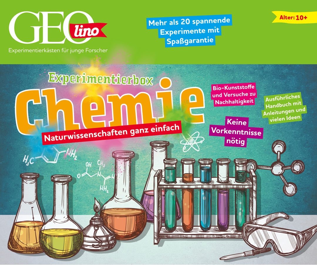 Franzis Experimentierkasten »GEOlino, Experimentierbox Chemie«