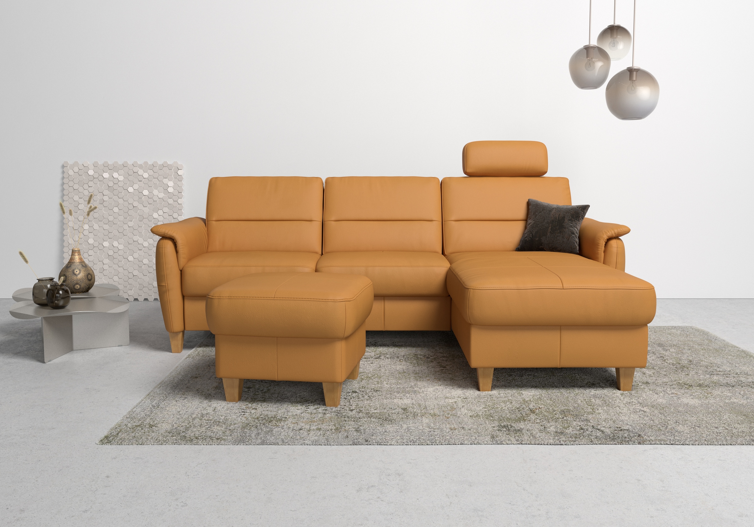 Home affaire Polsterhocker »Palmera«, mit Stauraum, passend zur Serie »Palmera«