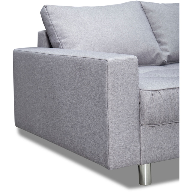 COLLECTION AB Ecksofa »Cannes«, mit Hocker, inkl. Schlaffunktion auf Raten  bestellen