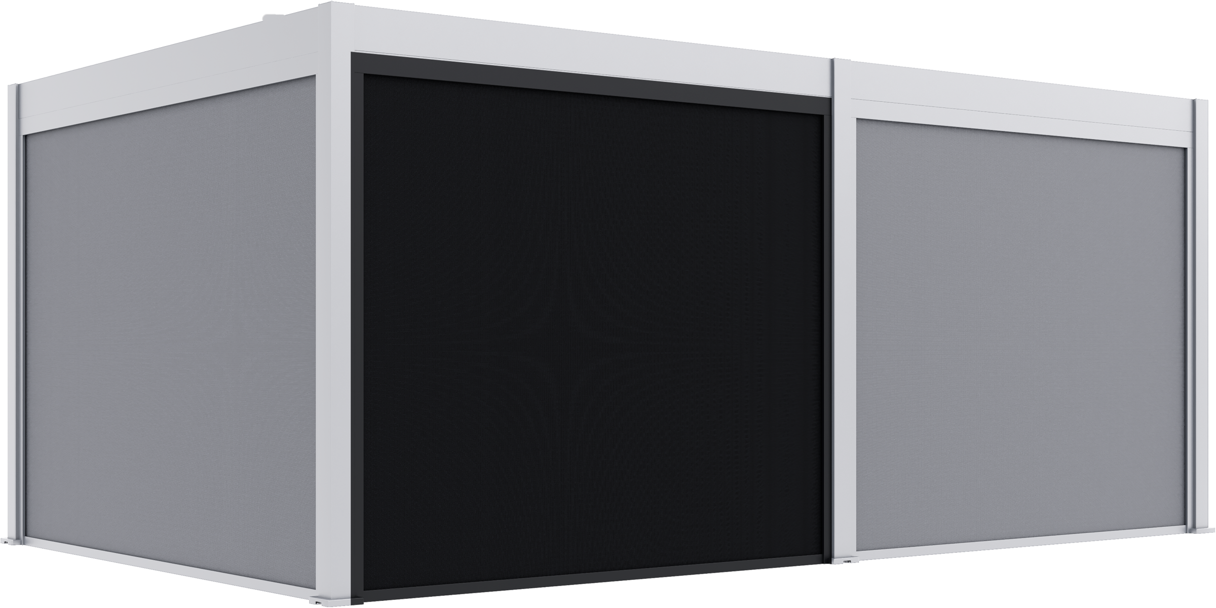 Paragon Pavillonseitenteil »für Pergola Grand Tuscan 10 Grau«