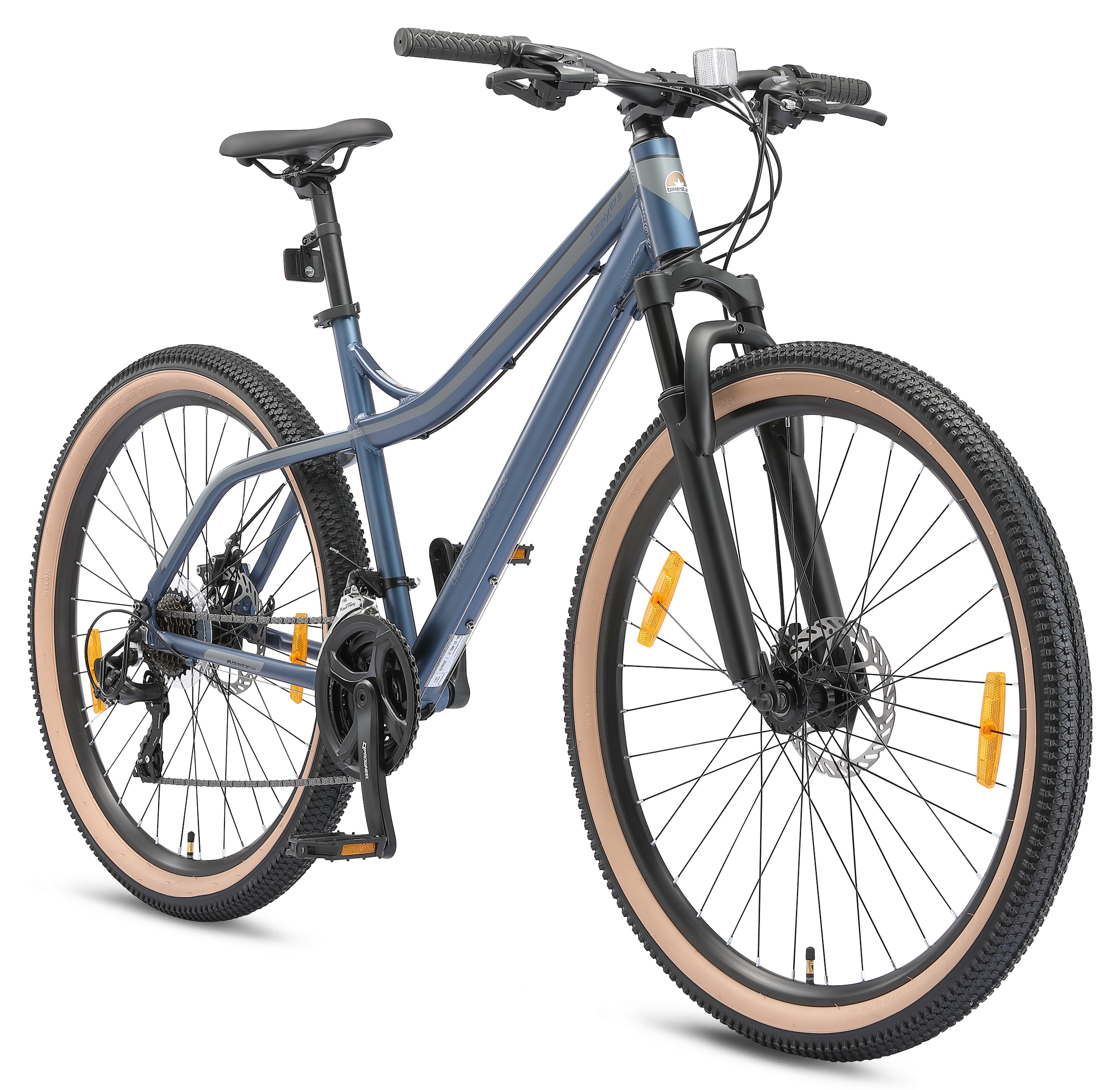 Bikestar Mountainbike 21 Gang Shimano RD-TY300 Schaltwerk Kettenschaltung für Damen und Herren, Kettenschaltung