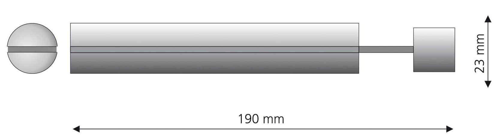 Liedeco Gardinenstangen-Endstück »Endstück, Endknopf "Skandinavia" Kolding«, (1 St.), Endstück, Endknopf Kolding, 1 Stück