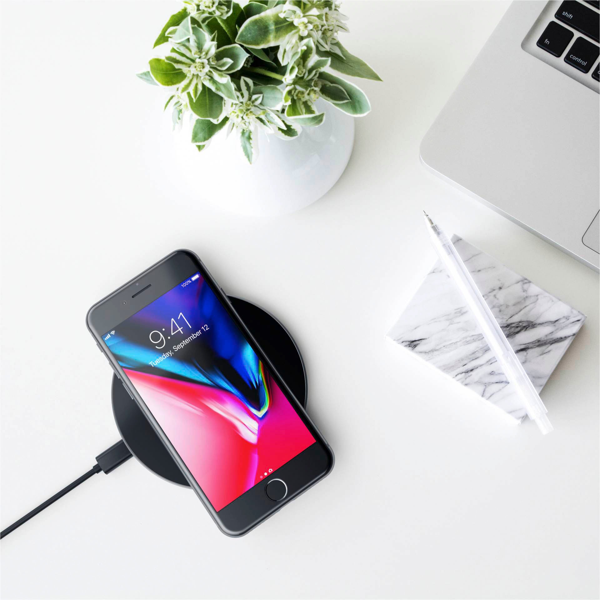 Satechi Schnelllade-Gerät »Aluminum Wireless Charger«, (1 St.)