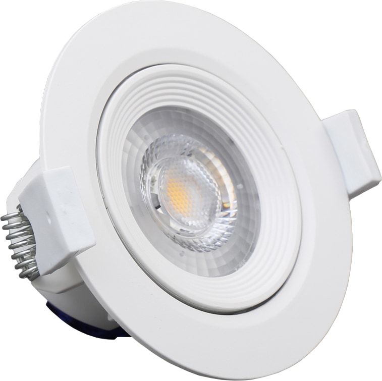 B.K.Licht LED Einbauleuchte »Alcor«, 5 flammig, Leuchtmittel LED-Board | LED fest integriert, LED Einbaustrahler, Spots, flach, Deckenleuchte, 90mm inkl. 5W 350lm