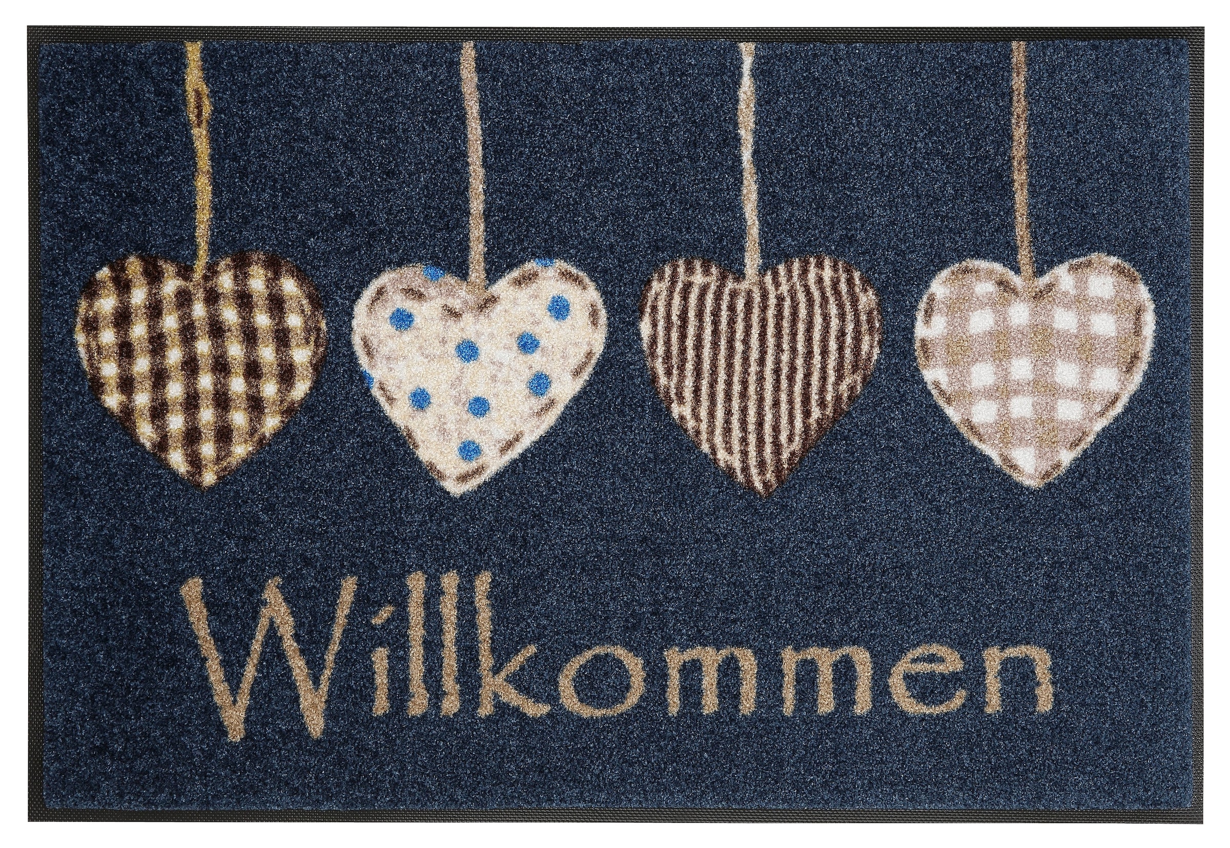 wash+dry by Kleen-Tex Fußmatte »Cottage Hearts«, rechteckig, Schmutzfangmatte, rutschhemmend, In- und Outdoor geeignet