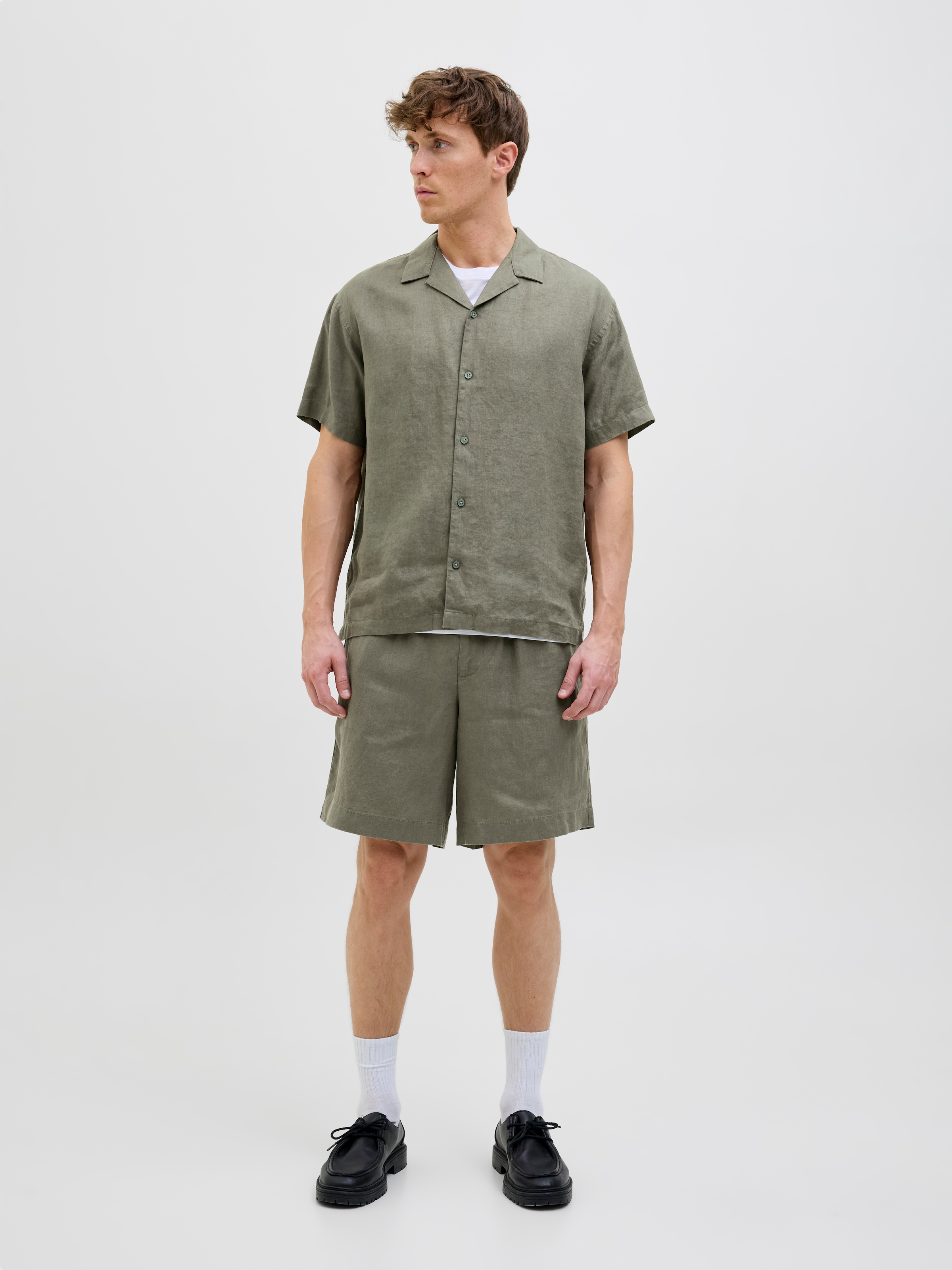 Jack & Jones Shorts »JPSTBILL LAWRENCE LINEN SHORTS SRT LN«