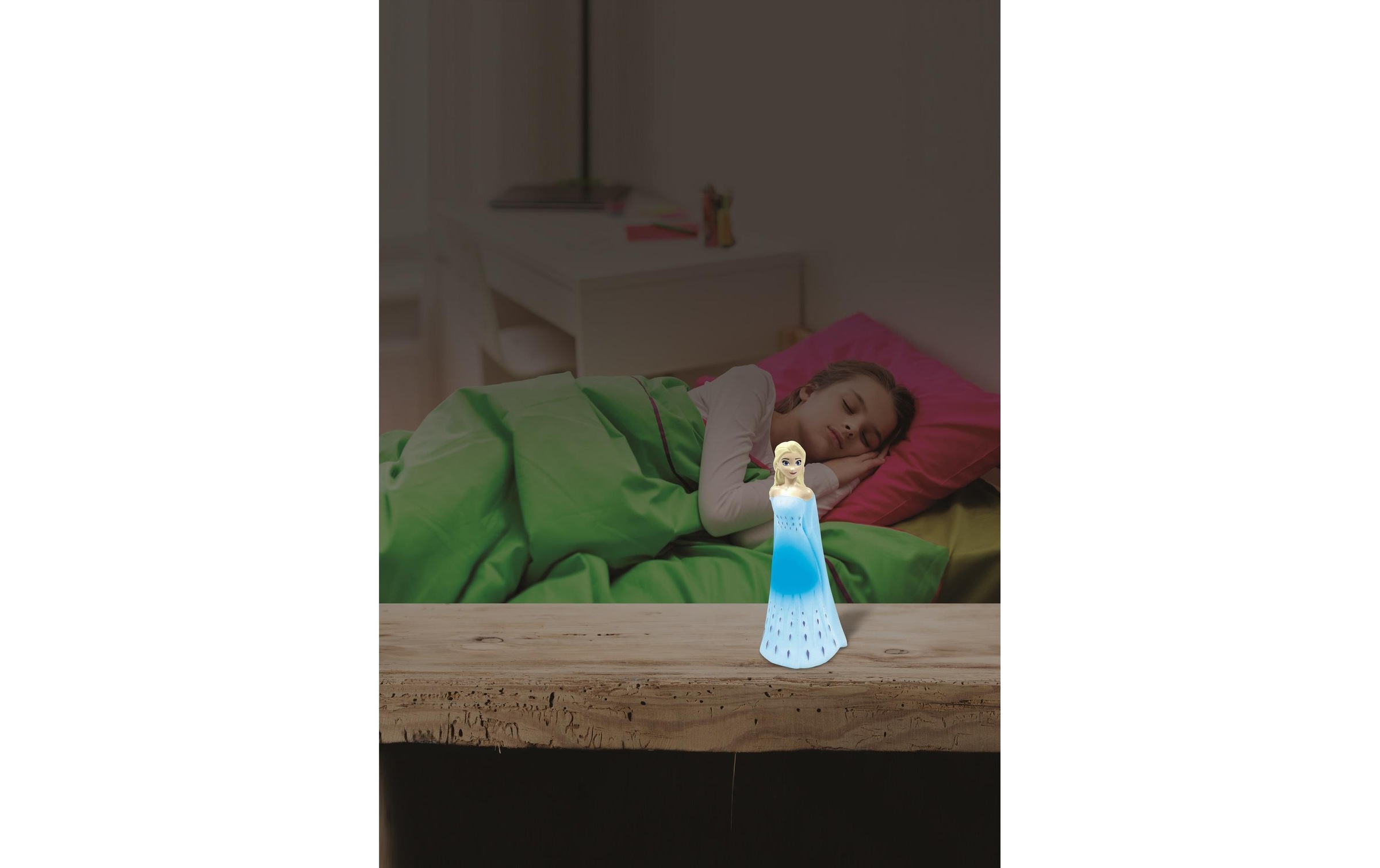 Lexibook® LED Nachtlicht »Frozen 3D LED-Taschen-Nachtlicht 13 cm« Farbwechsler
