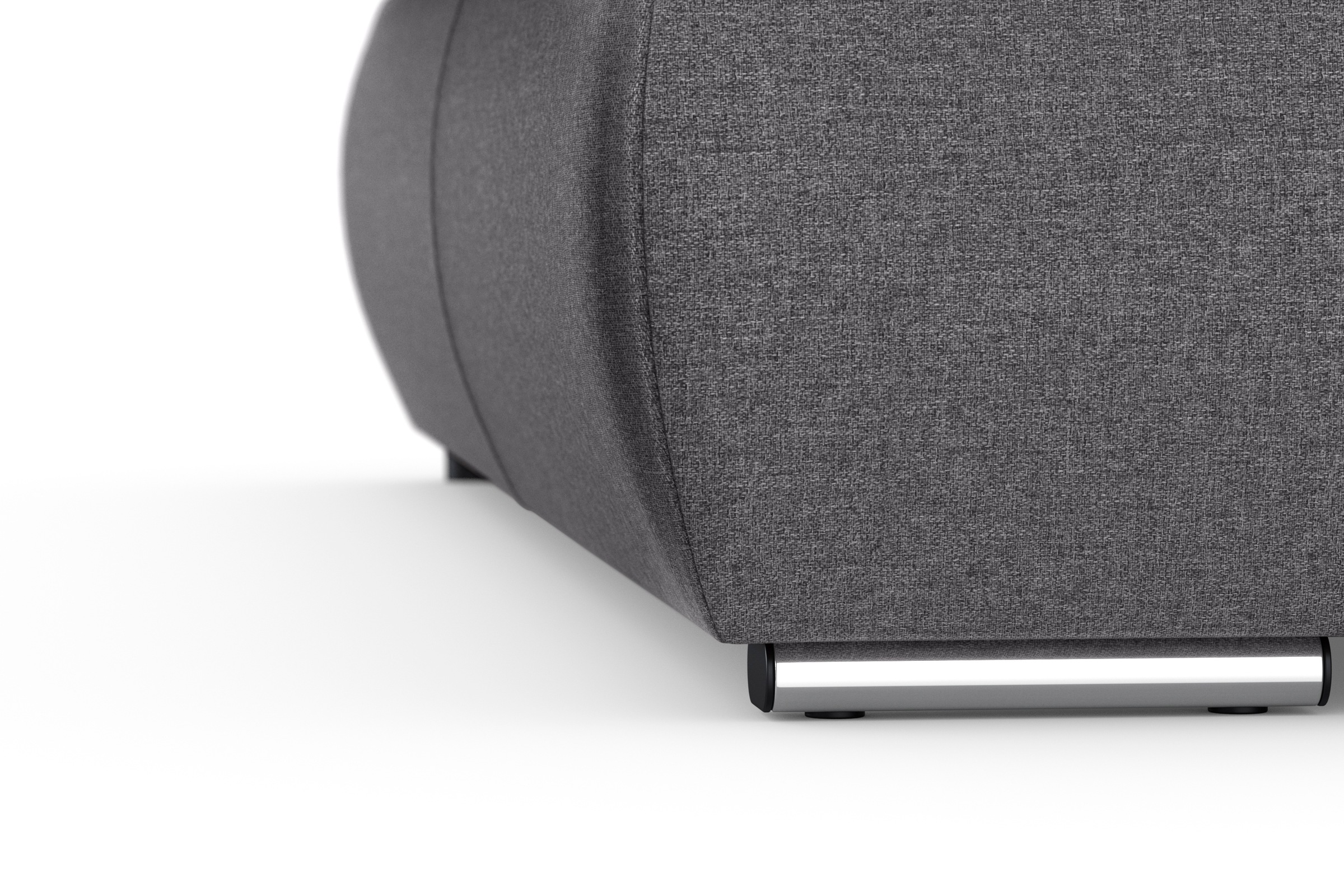 DOMO collection Ecksofa »Moric, L-Form, XXL-Sofa - Breite 300cm«, wahlweise mit Bettfunktion und Armteilverstellung, grau-beere
