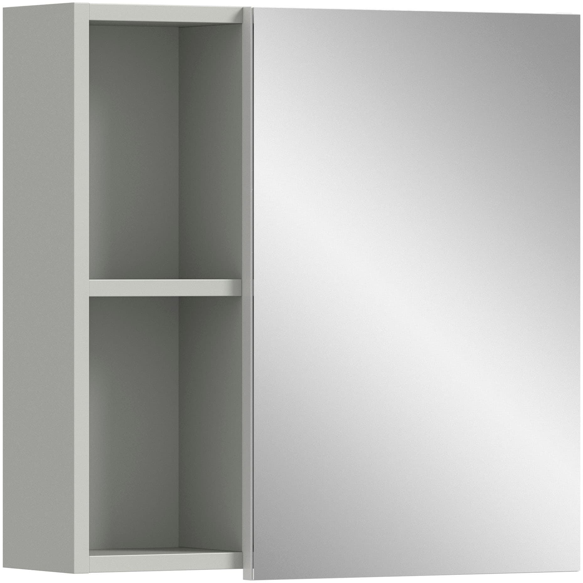 welltime Spiegelschrank »Calcio, Breite 55 cm, 1 Spiegeltür, 3 Einlegeböden, 5 Fächer«, Badschrank, Bad-Möbel, Badezimmer