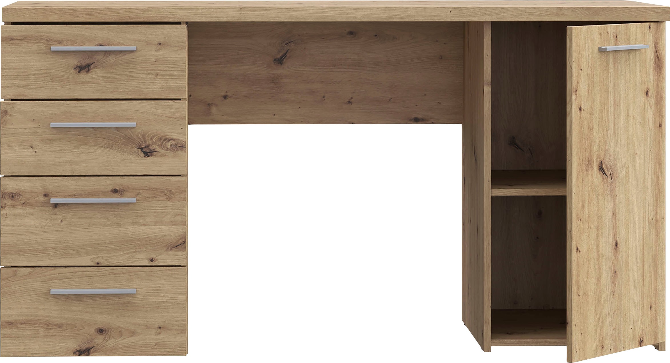 FORTE Schreibtisch »Candlekeep«, Computertisch mit Schubladen, Breite 145,2 cm