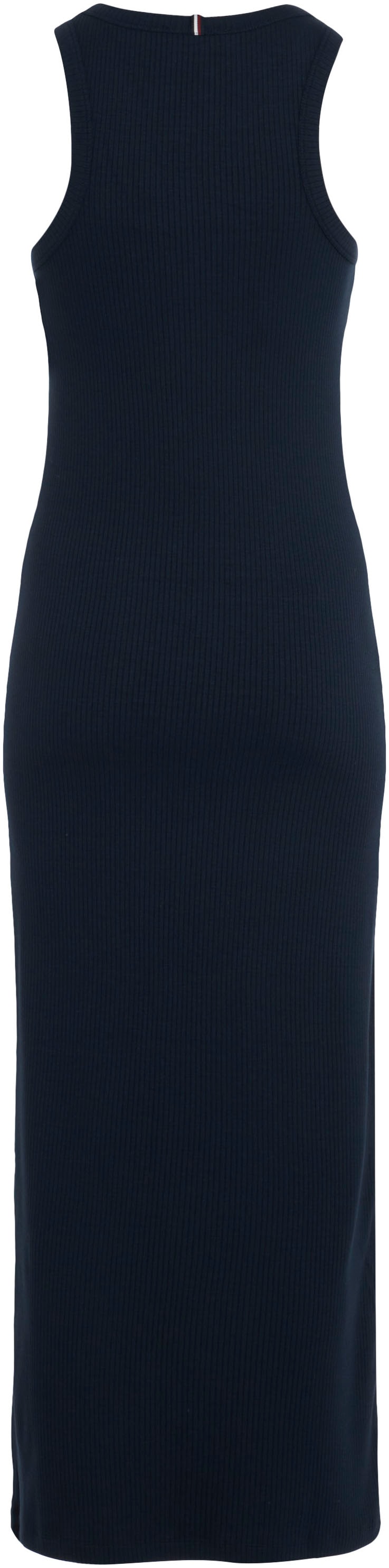 Tommy Hilfiger Jerseykleid »SLIM 5X2 RIB MIDI DRESS NS«, mit Rippenstruktur