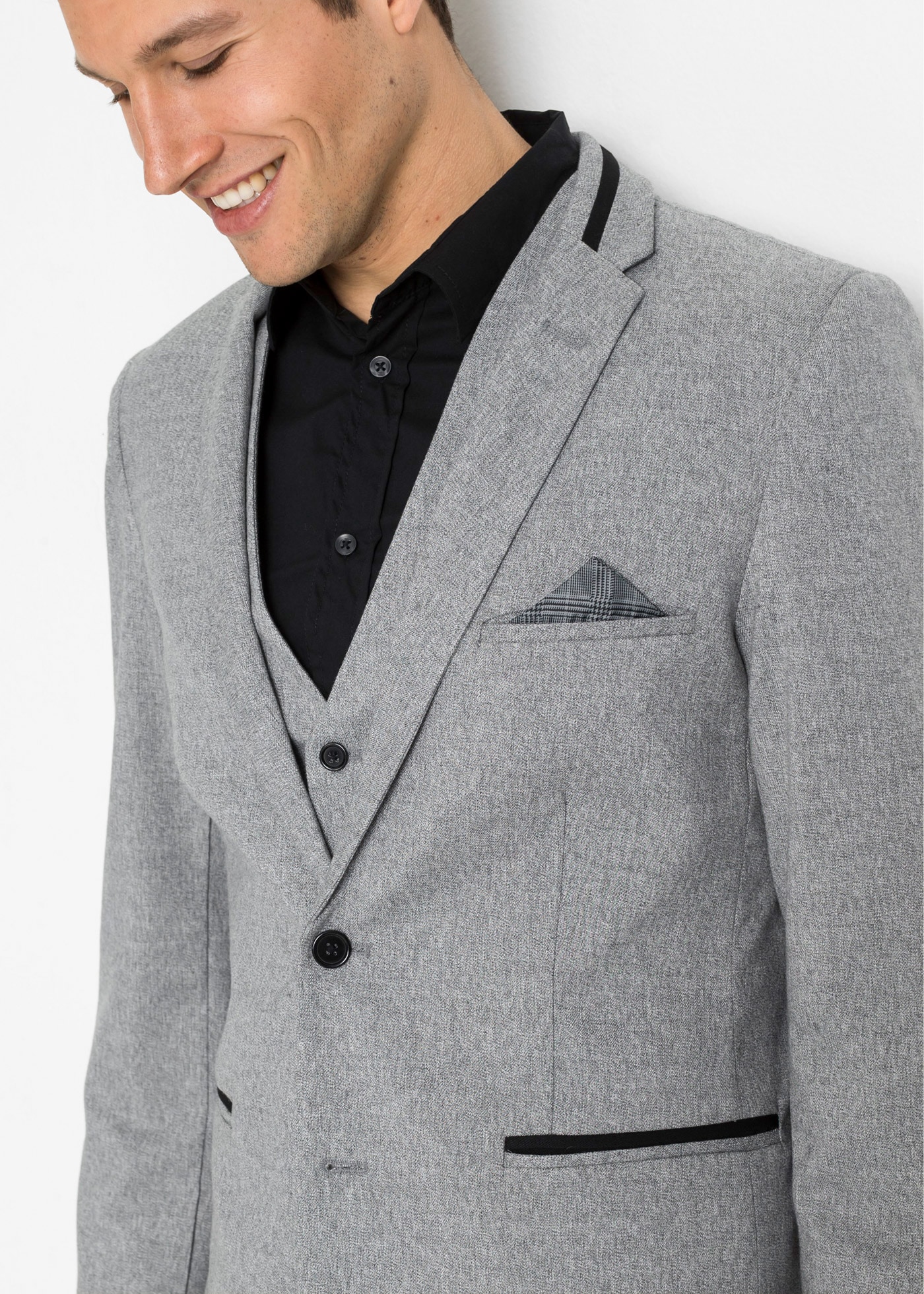 bonprix Anzug 3-teilig Set, 2, 3 tlg. tlg. regular fit 
