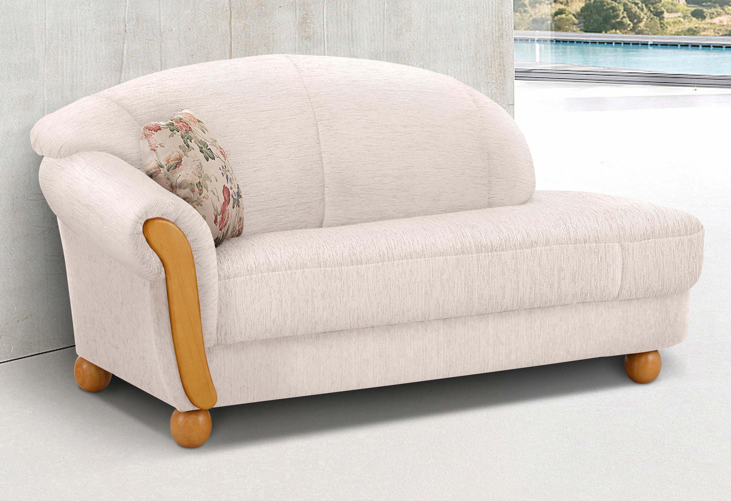Home affaire Ottomane »Milano, bequemes solitär Sofa im Landhaus-Stil, B/T/ günstig online kaufen